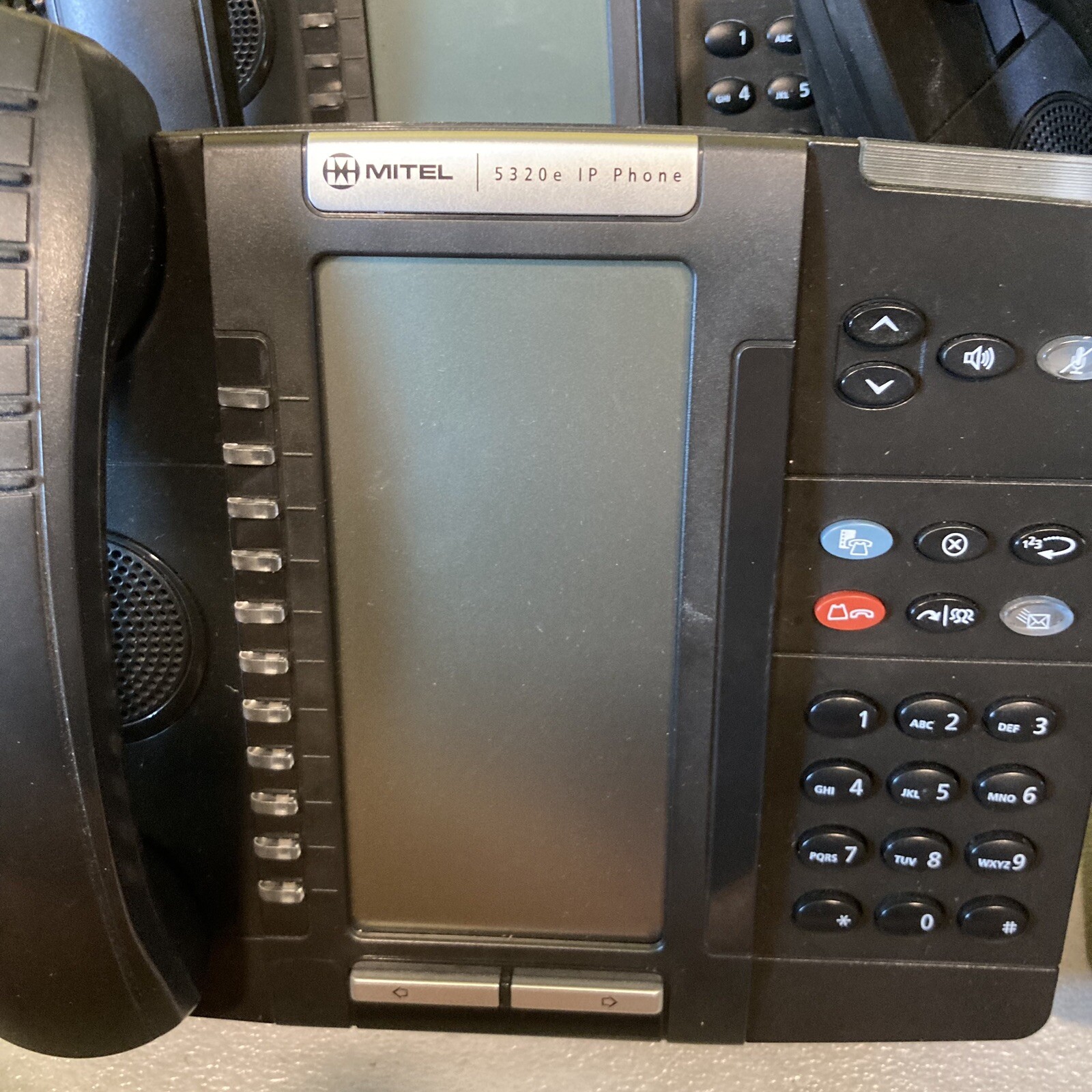 Mitel 5320e IP Phone w/Backlit Display Used Tested Lot Of 7 Working READ
