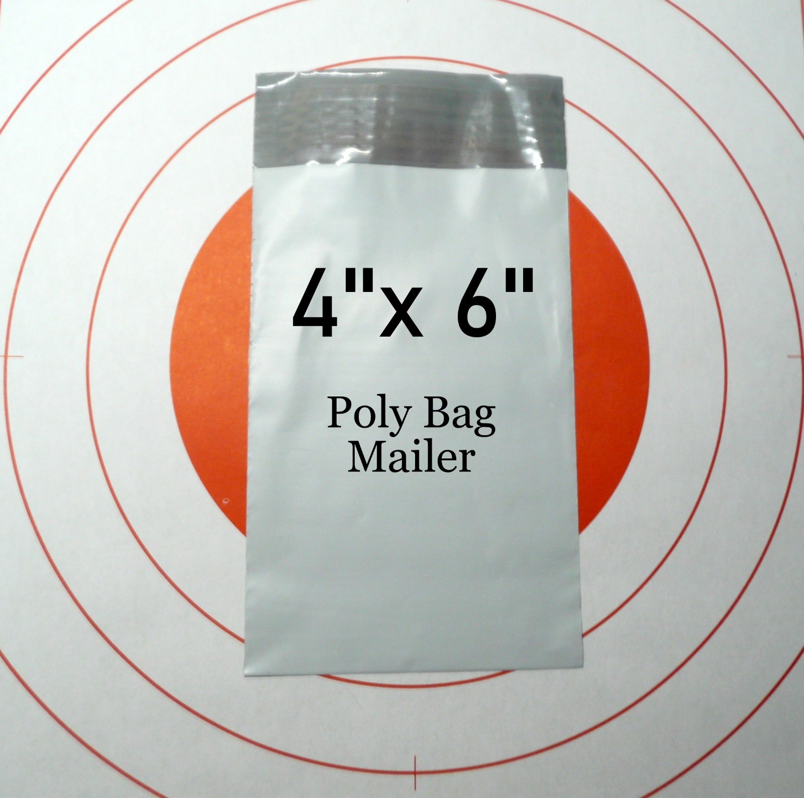 50 Poly Bag Mailers 4”x 6” Extra Small Self-Sealing Thin Shipping Bags 4×6