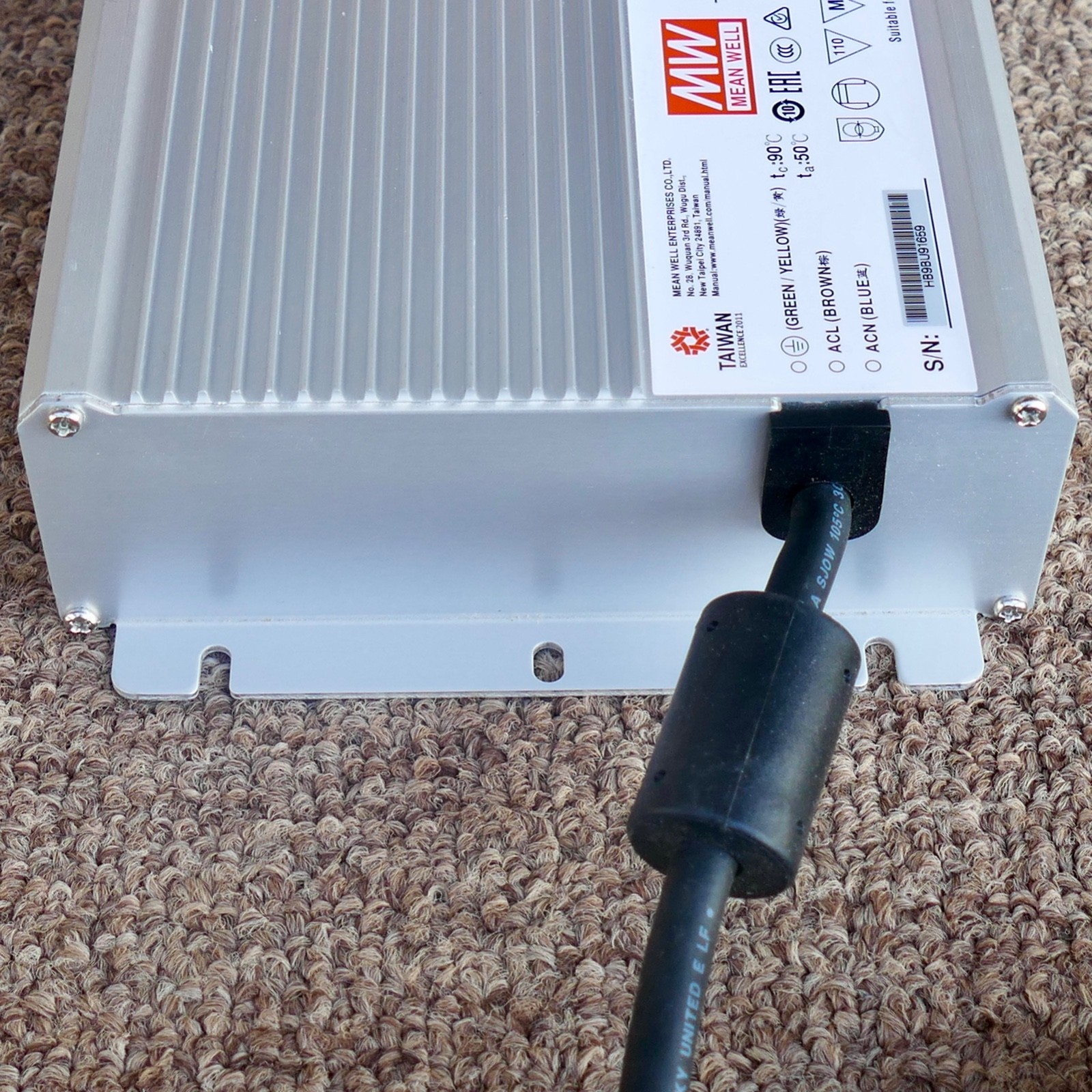 Mean Well HLG-600H-48A power supply 600w 48V 12.5A LED Lumascape LSLED600W-48V09