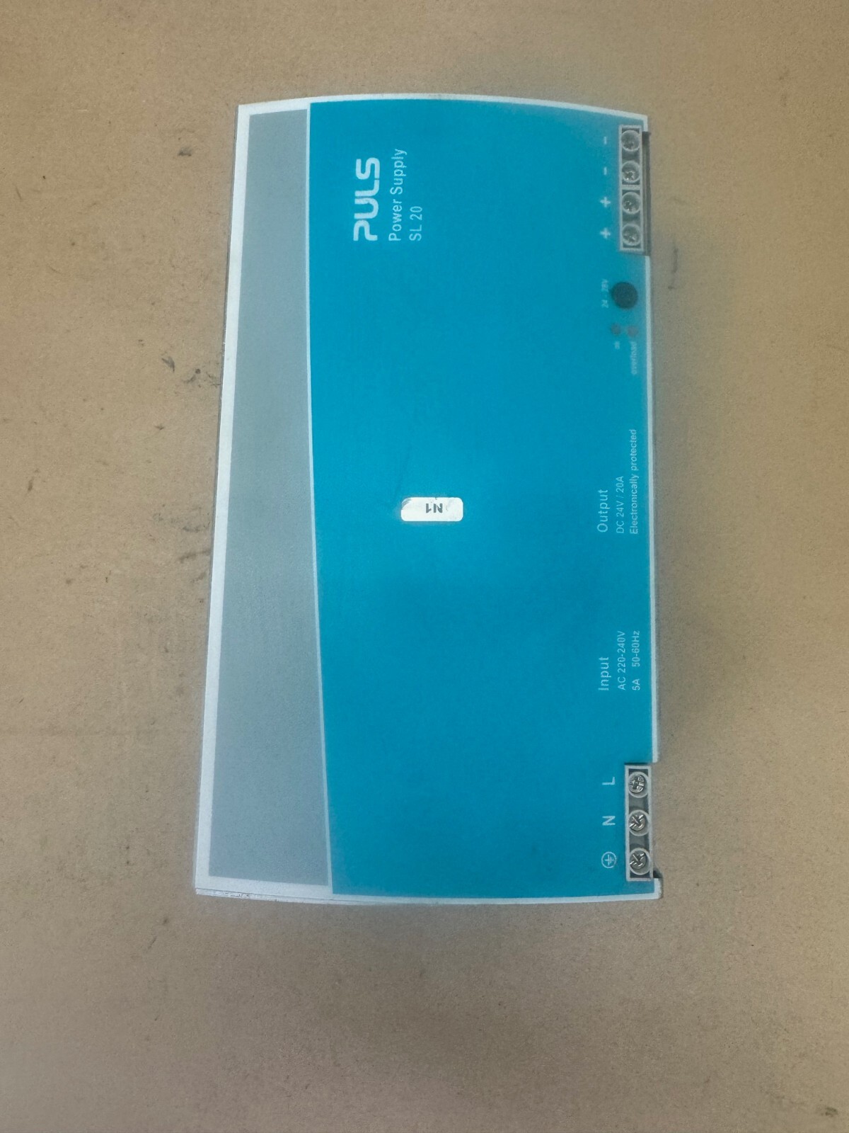 PULS SL20.100 Power Supply, In:AC 200-240V, 5A, Out:DC 24-28, 20A, 480-600W