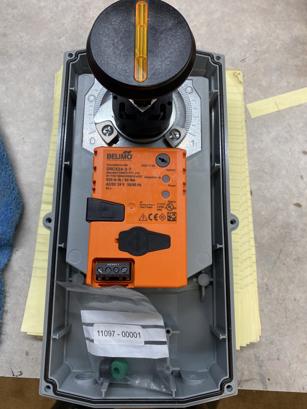 Belimo DRCX24-3-T-N4 Damper Actuator 24V 800 in-lb NEMA 4
