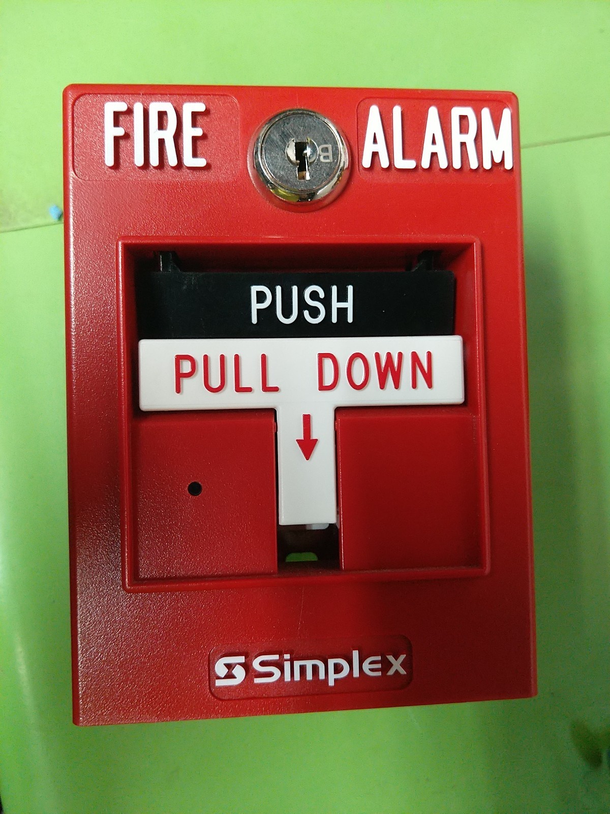 SIMPLEX 4099-9006 IDNet ADDRESSABLE FIRE ALARM PULL STATION
