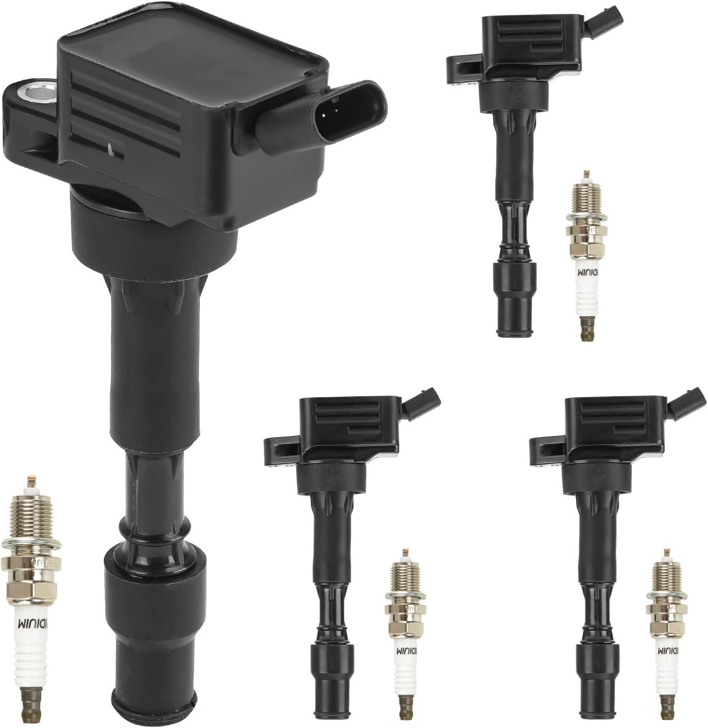 Ignition Coils Pack & Iridium Spark Plugs UF816 for Hyundai Elantra 2015 2L, …