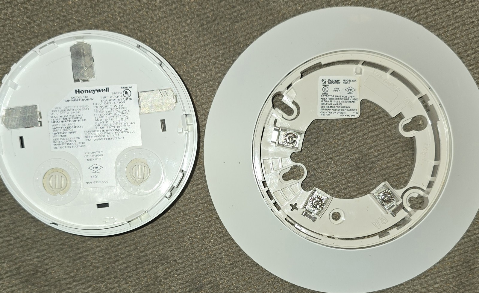 Honeywell IDP-HEAT-ROR-W Farenhyt Series Addressable Heat Detector