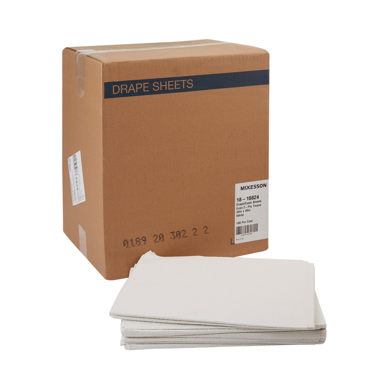 McKesson General Purpose Physical Exam Drape White 100 per Case