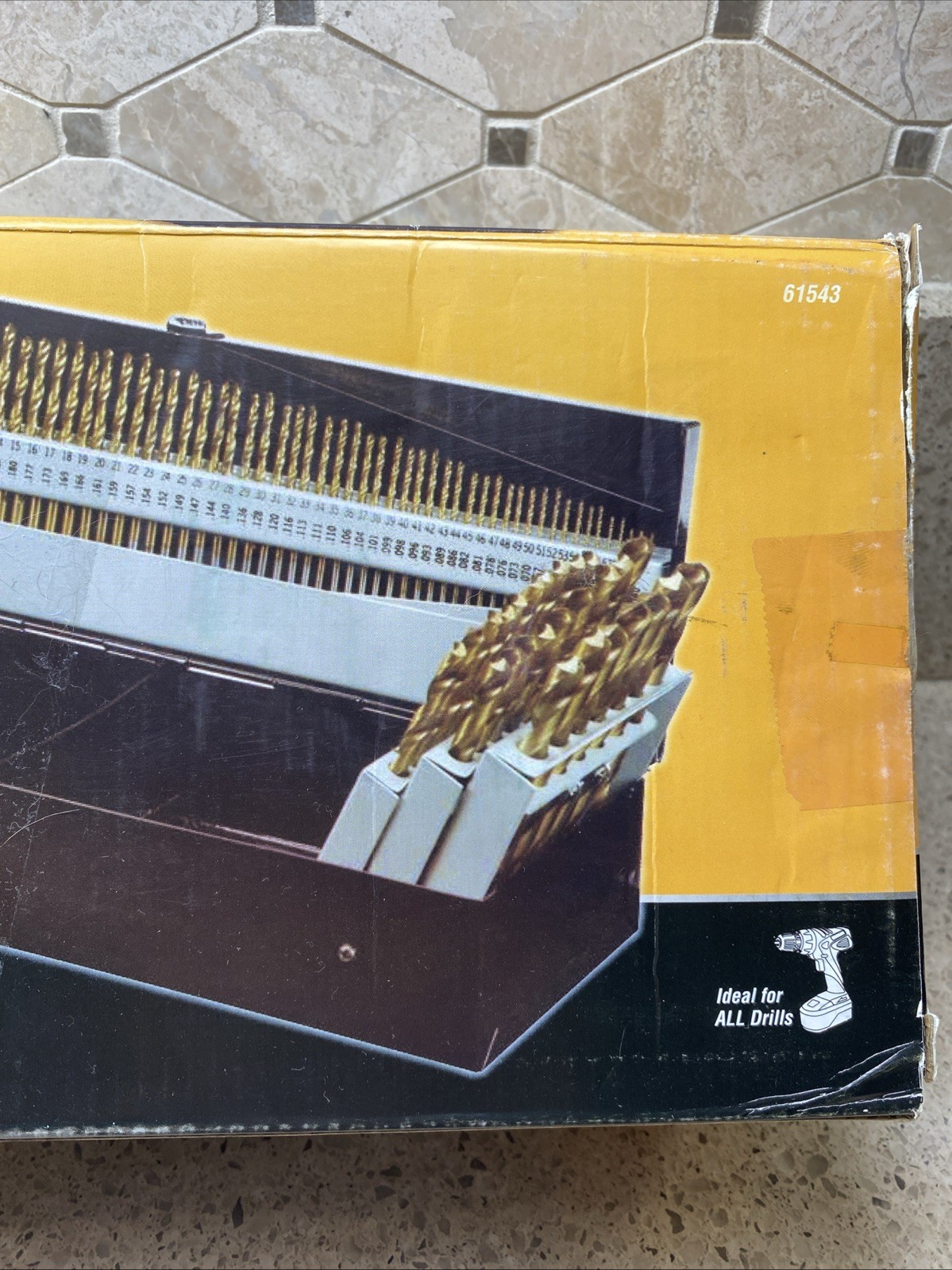 NEW WARRIOR M2 High Speed Steel Drill Bit Set Titanium Coated 115 Piece 61543