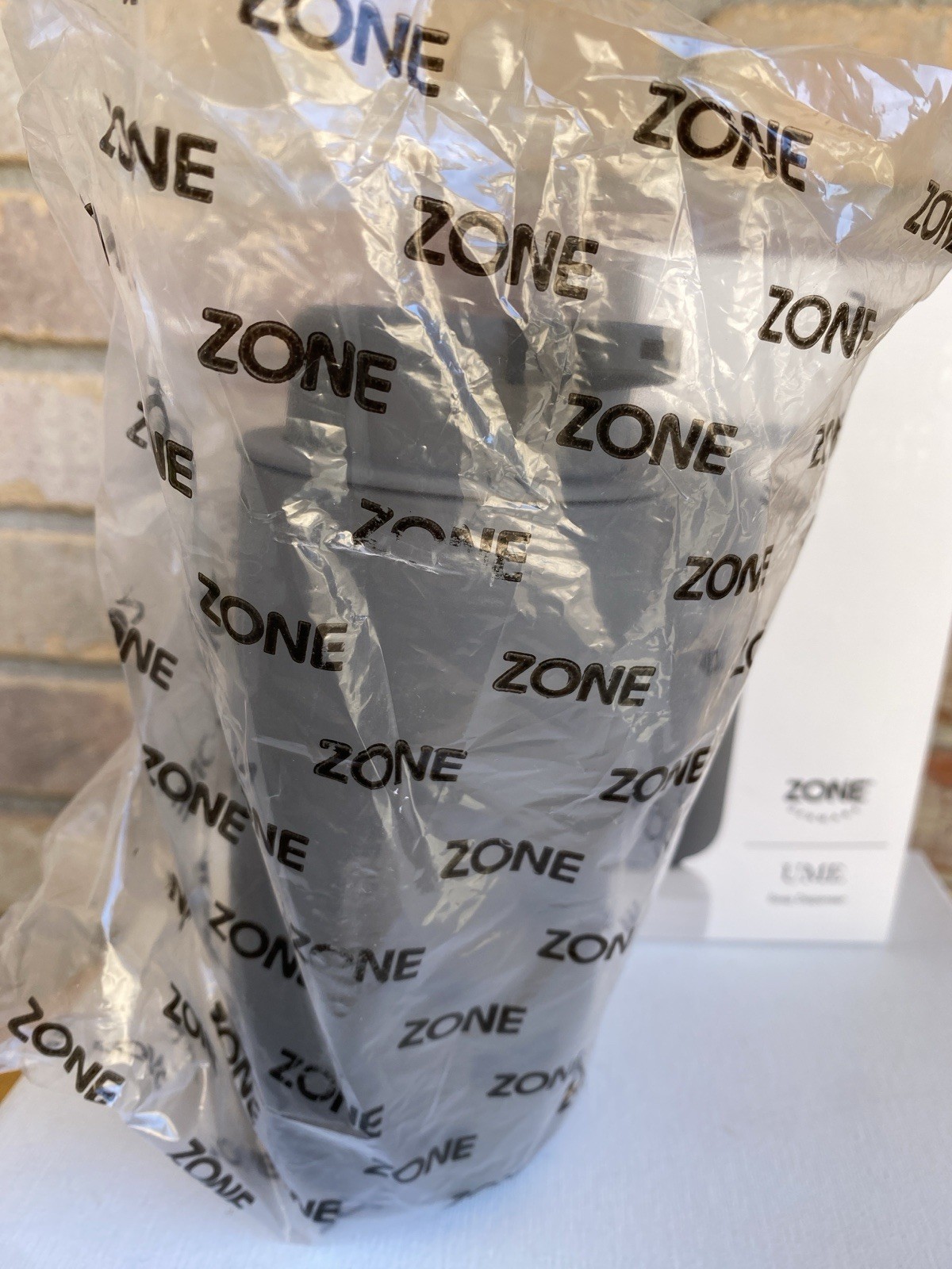 ZONE Denmark UME Soap Dispenser Grey Soft in Box NEW