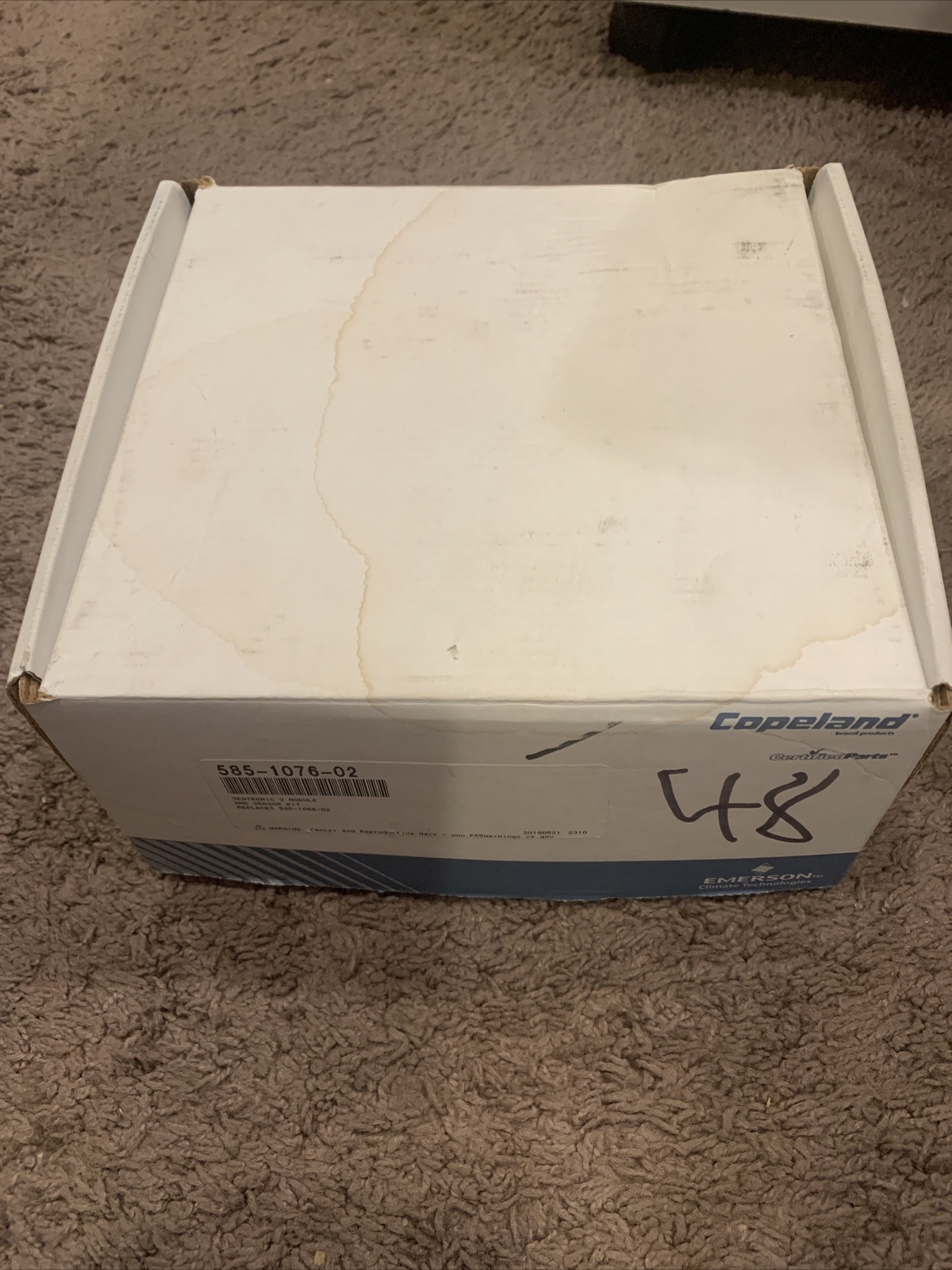 Copeland 585-1076-02 Sentronic 3 Oil Pressure Module & sensor NOS & 1 no sensor