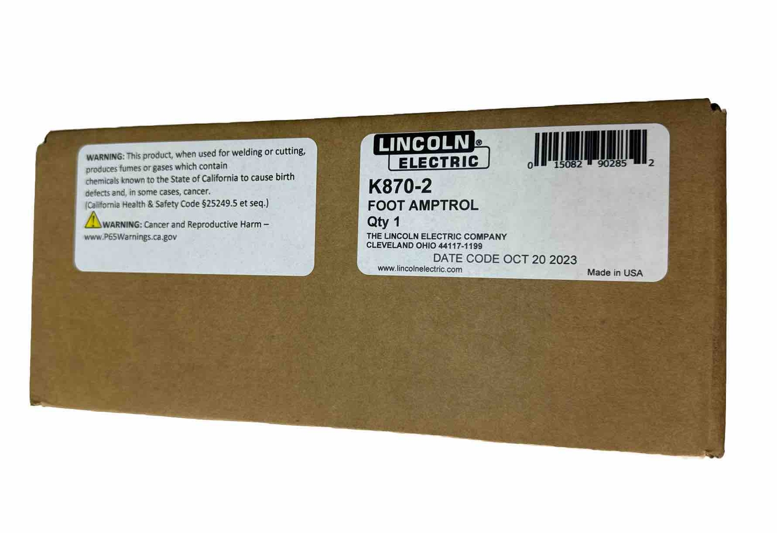 Lincoln Electric K870-2 Foot Amptrol, 25 Ft. (7.6m) (12 Pin) WELDING AMPTROL