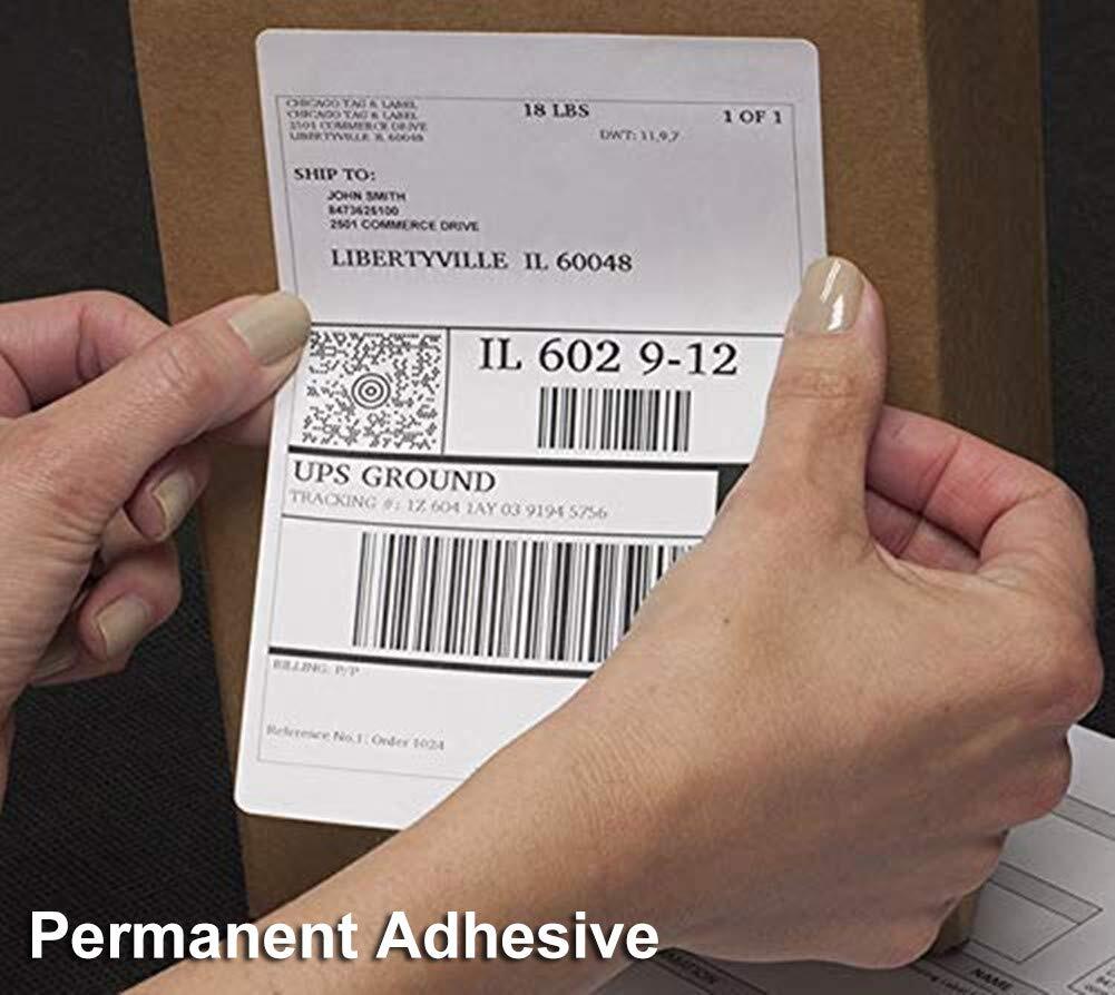 2-40 Rolls Direct Thermal Shipping Labels 4×6 250 Per Roll for Zebra Eltron 2844