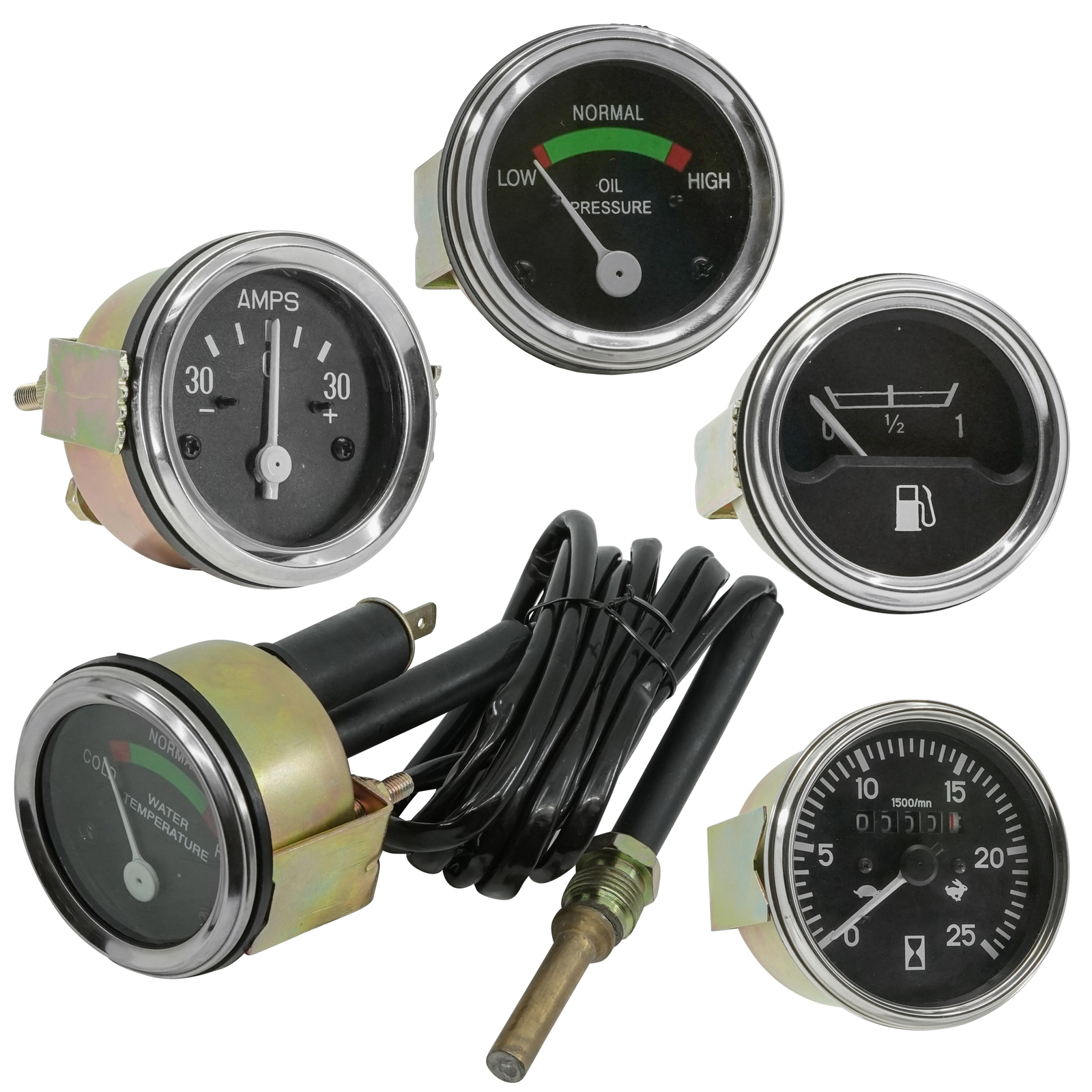 Tachometer Amp Oil Gauge For Massey Ferguson 88 Super 90135 150 165 175 180 MF20