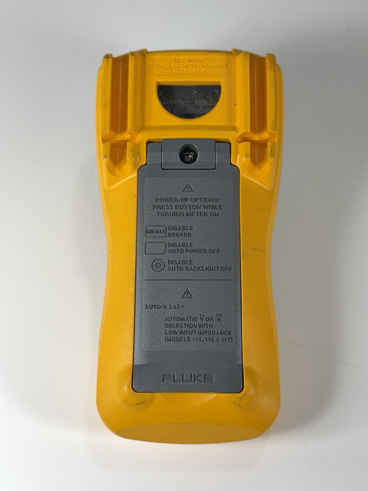 Fluke 117 True RMS Multimeter – CAT III 600 V – Without Leads
