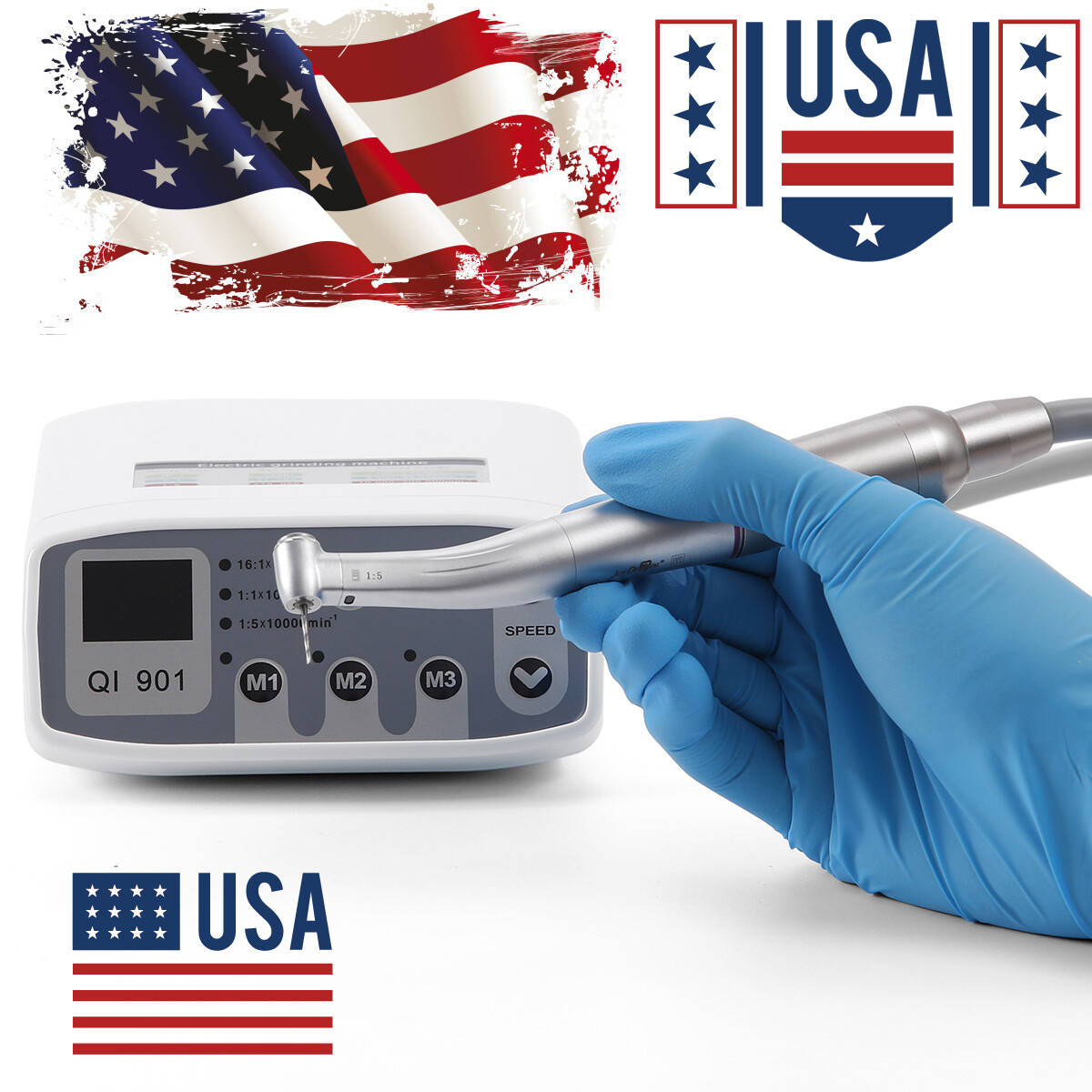Dental Electric Brushless LED Micro Motor /1:5 Increasing Contra Angle