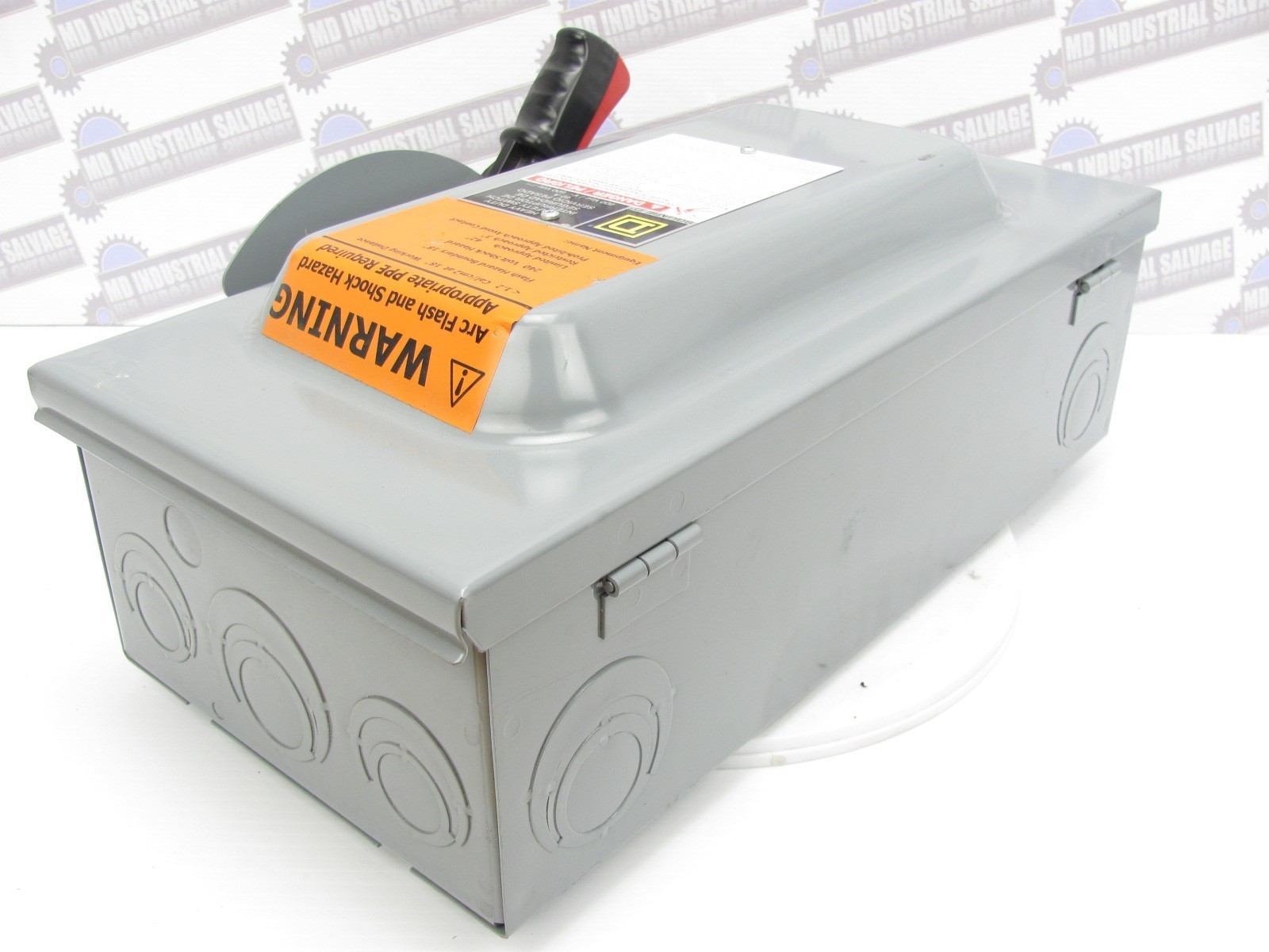 SQUARE D HU362 – 60A NON-FUSEABLE DISCONNECT w/Added NEUTRAL BLOCK HU362N 3P/4W