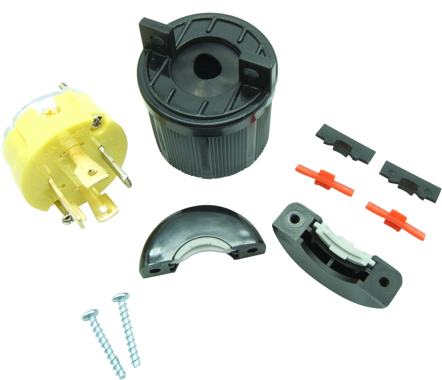 NEMA L14-20 Male Plug & Female Connector Set (NIB) – Journeyman*Pro HJP-L1420PR