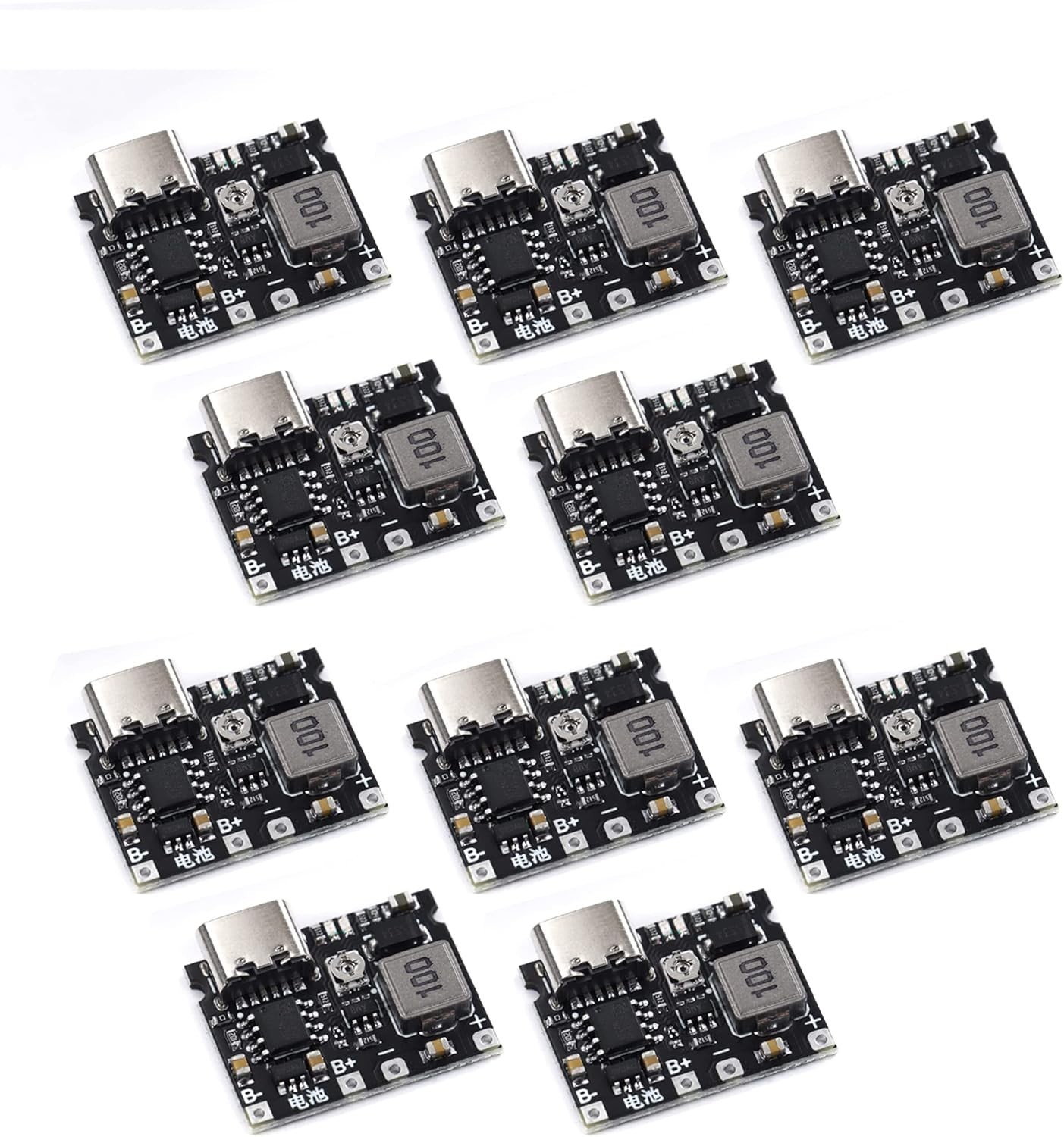 18650 Lithium Li-ion 3.7V 4.2V Battery Charger Board DC-DC Step Up Boost Modu…