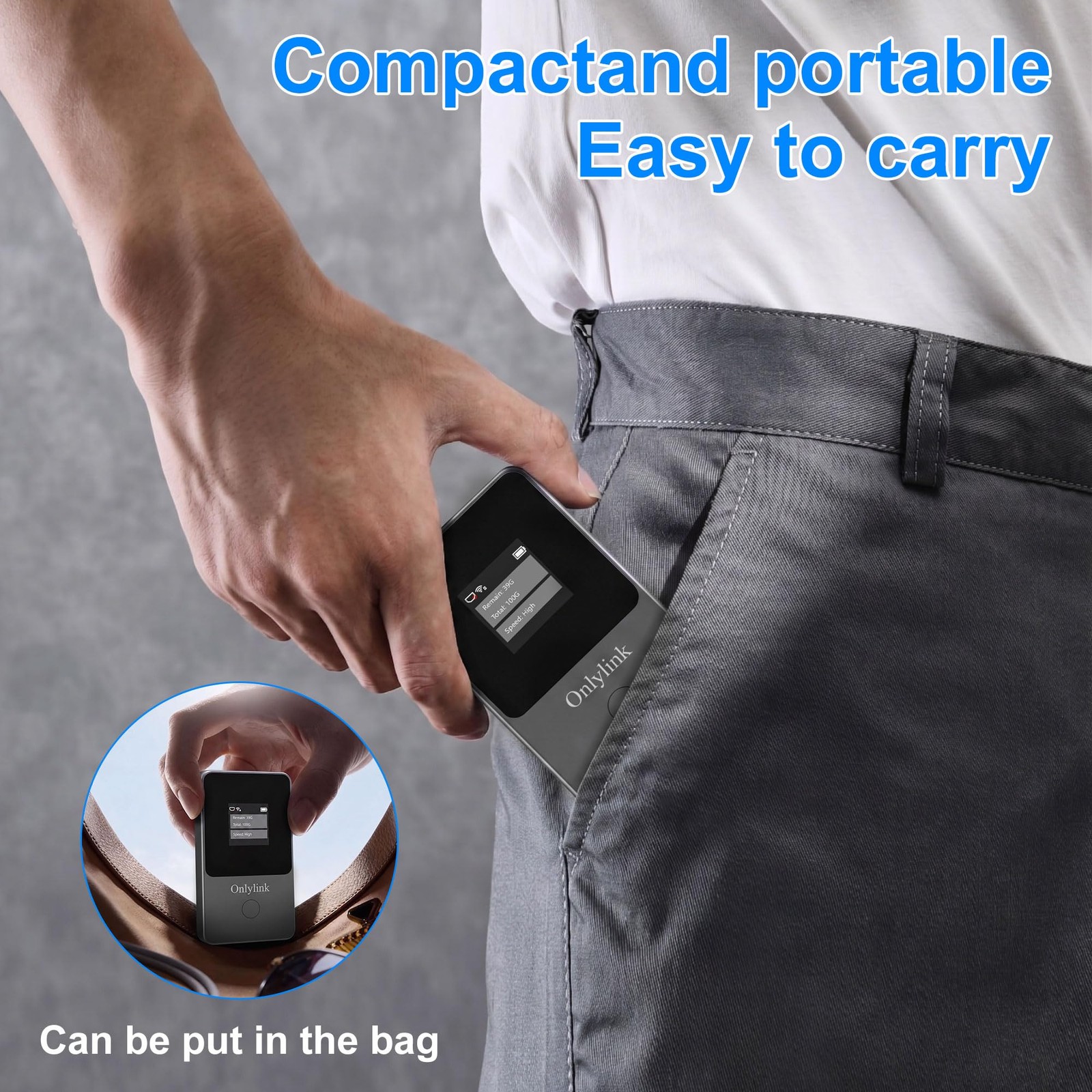 4G LTE Mobile Hotspot, No SIM Card or Contract Required,Portable WiFi Hotspot…