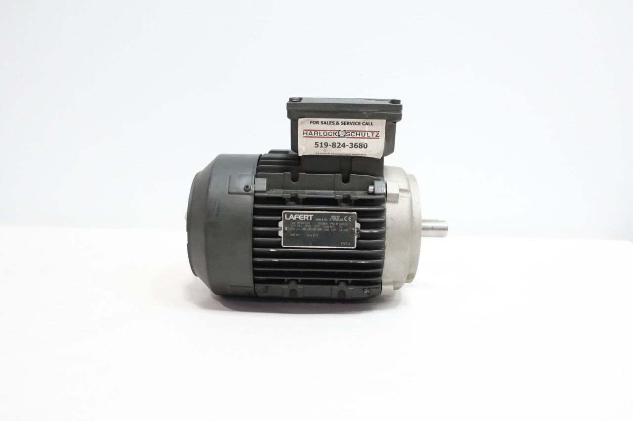 Lafert AM80ZCA4 Ac Motor 3ph 1-1/2hp 1660rpm 208-230/440-460v-ac