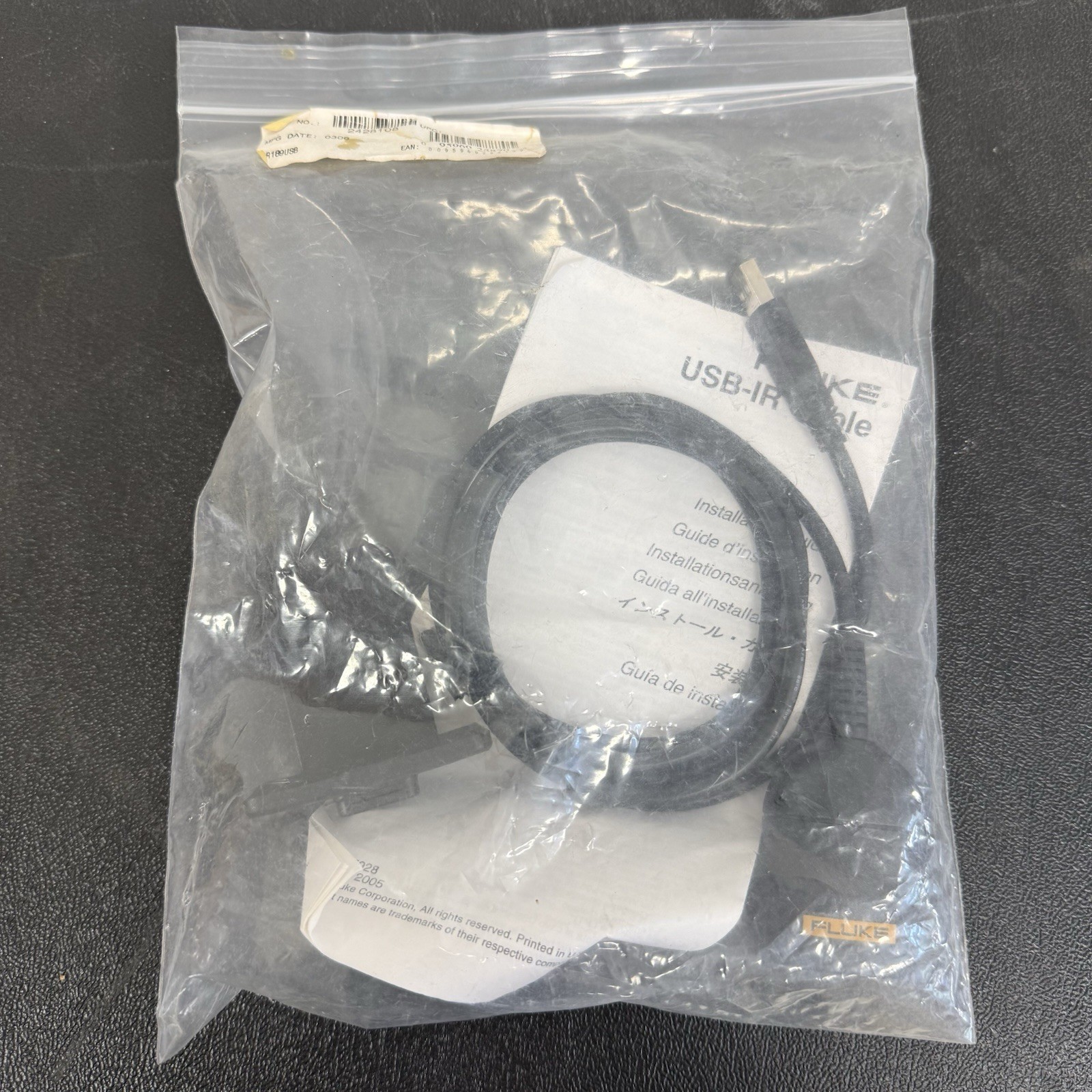 Fluke IR189USB USB Cable Adapter for Models 189, 287 and 289
