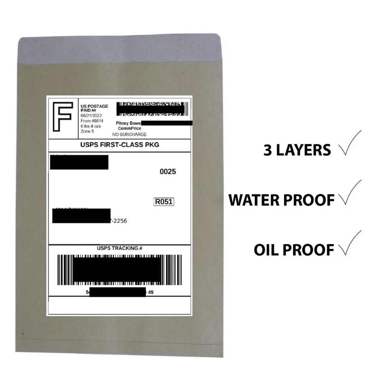 Zebra 4×6 Direct Thermal Shipping Labels ( 250 Labels Per Roll) 20 QTY