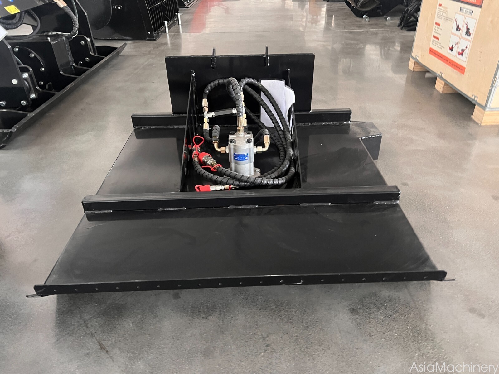 Agrotk 35in Mini Brush Cutter Mower For CRT23/LRT23 Skid Steer Loader Attachment