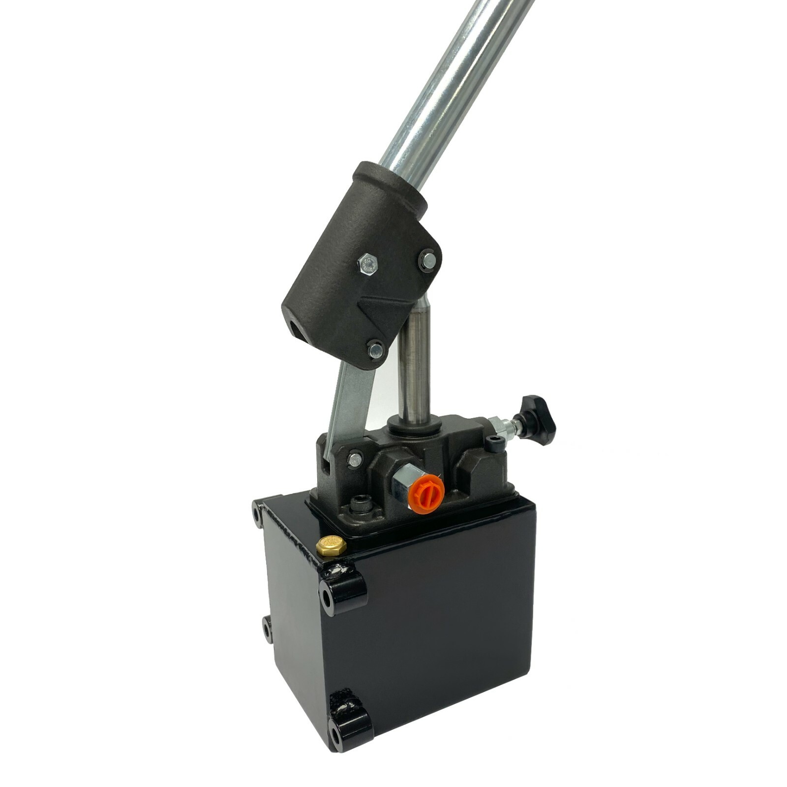 Hydraulic piston hand pump with release knob for single acting cylinder 1.5 CID