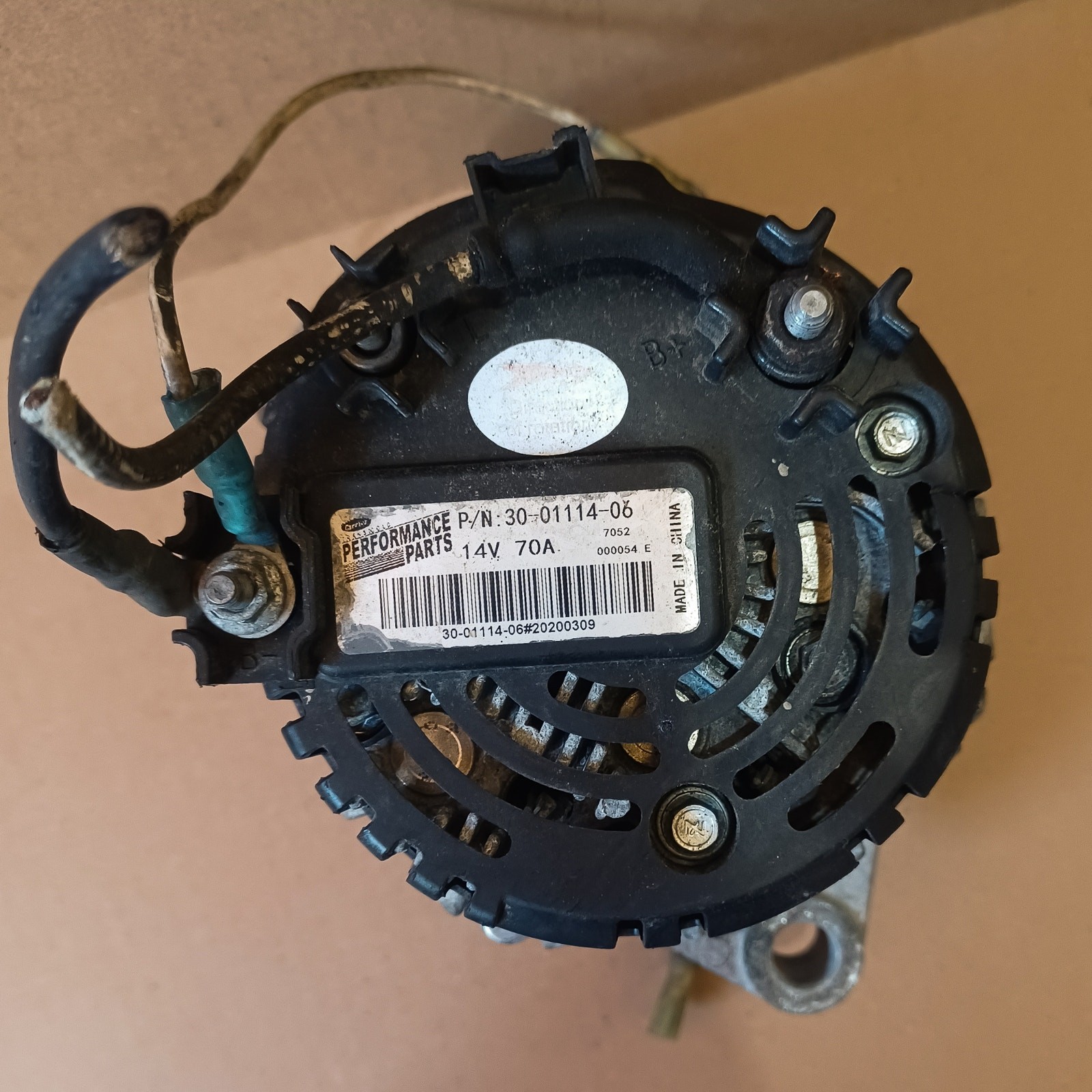 Carrier Transicold Alternator P/N – 30-01114-06 14V 70A (#95)