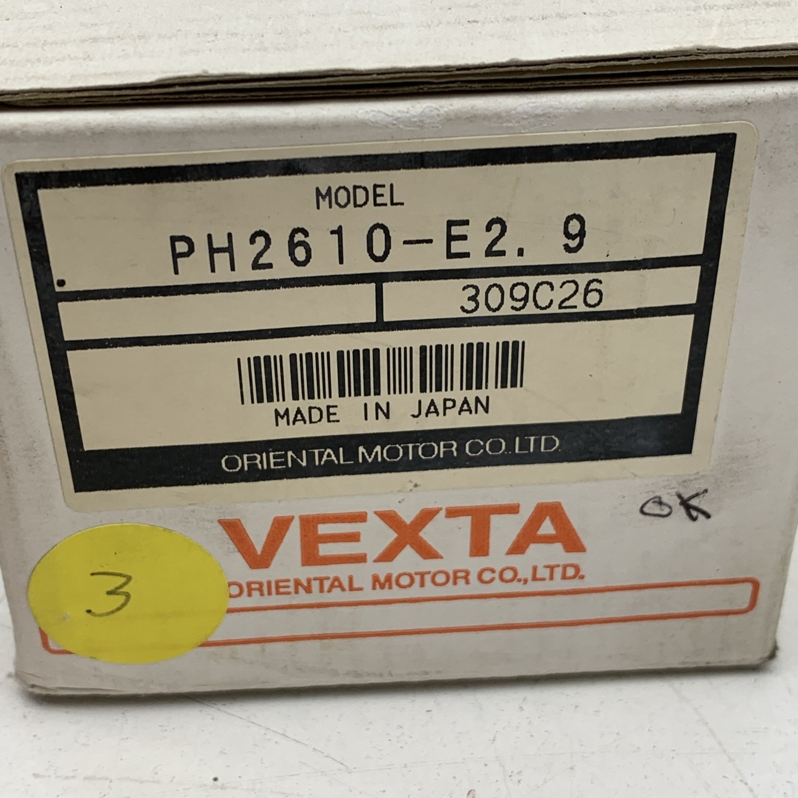 Vexta Oriental PH2610-E2.9 2-Phase Stepper Stepping Motor 1.8° Step DC2.9A