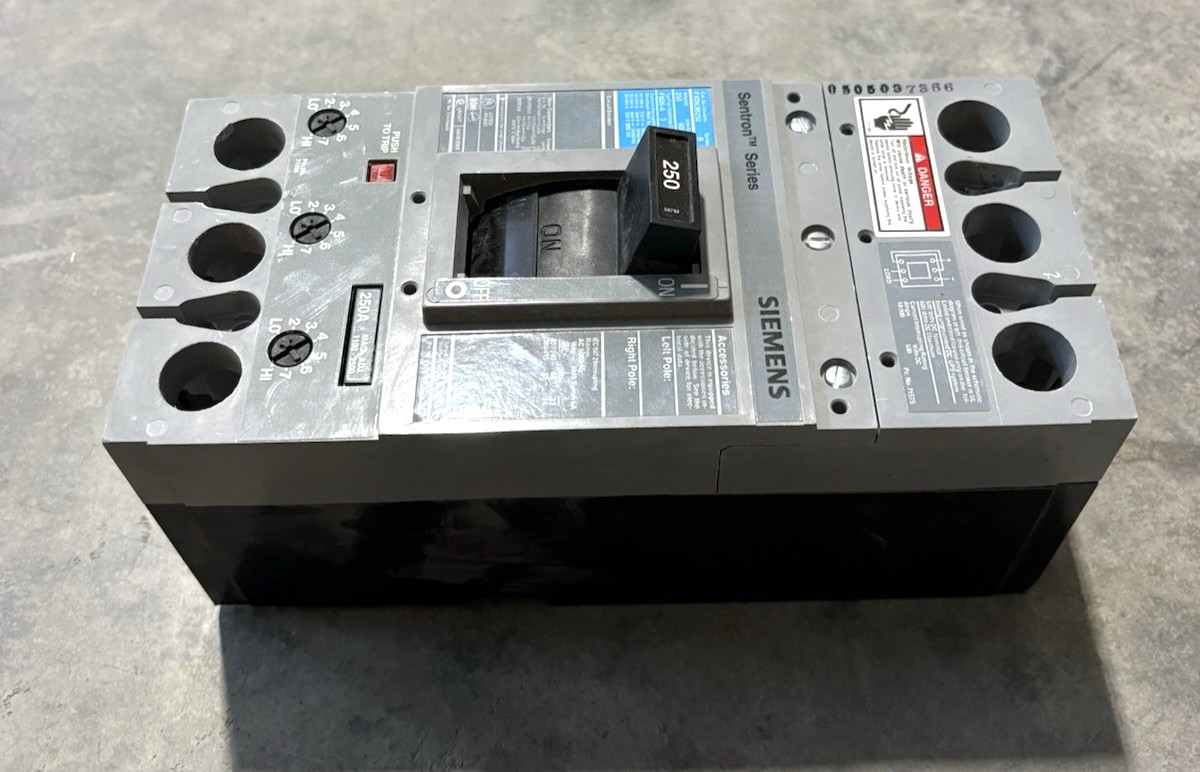 Siemens FXD63B250 Molded Case Circuit Breaker 250A, 3 Phases, 600V *NEW* (READ)