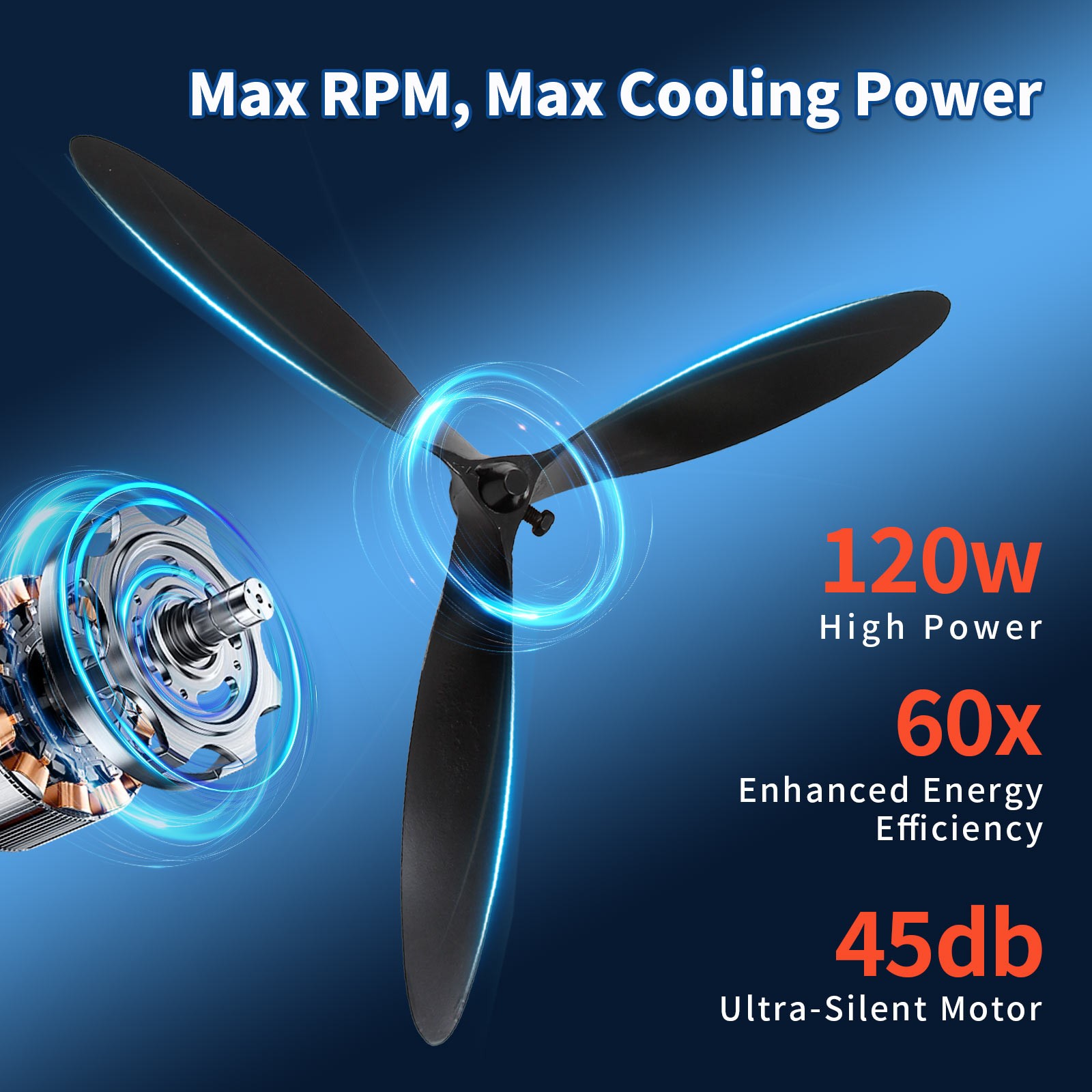 30″ In Wall Mount Oscillating Fan High Velocity 3 Speed Heavy Duty Metal Fan