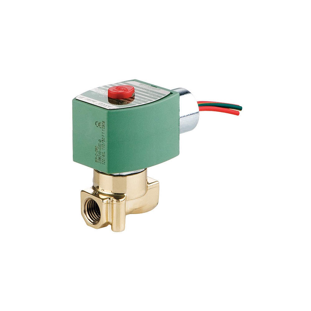 REDHAT 8262H261 Solenoid Valve,Brass,NO,Air, Inert Gas 39P479