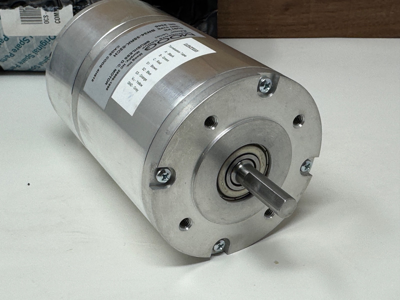Moog Inside Rotor Brushless motor BN34-35RK-02CH / Wipotec 6603500 IMOT3 777