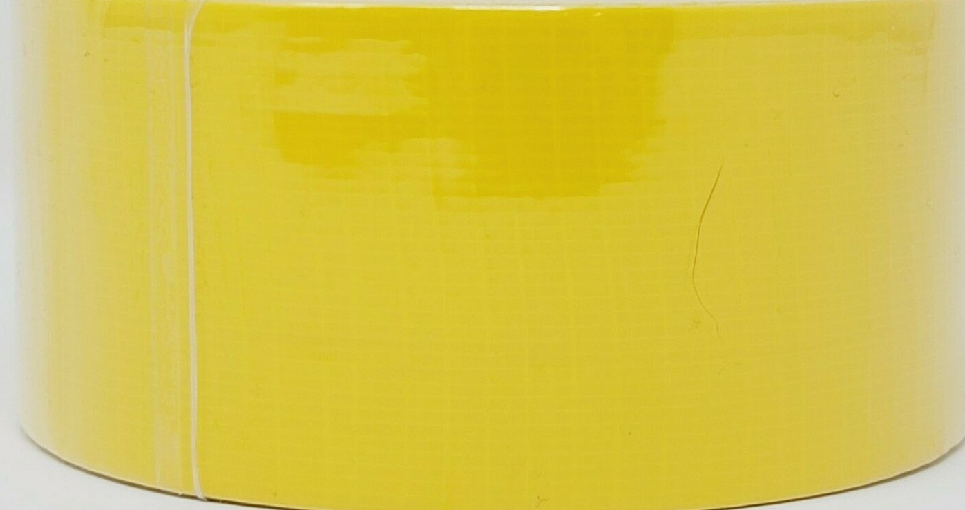 Duck Colored Duct Tape – Yellow – 1.88″ Width x 60 Ft Length, 1 Roll, 3″ Core