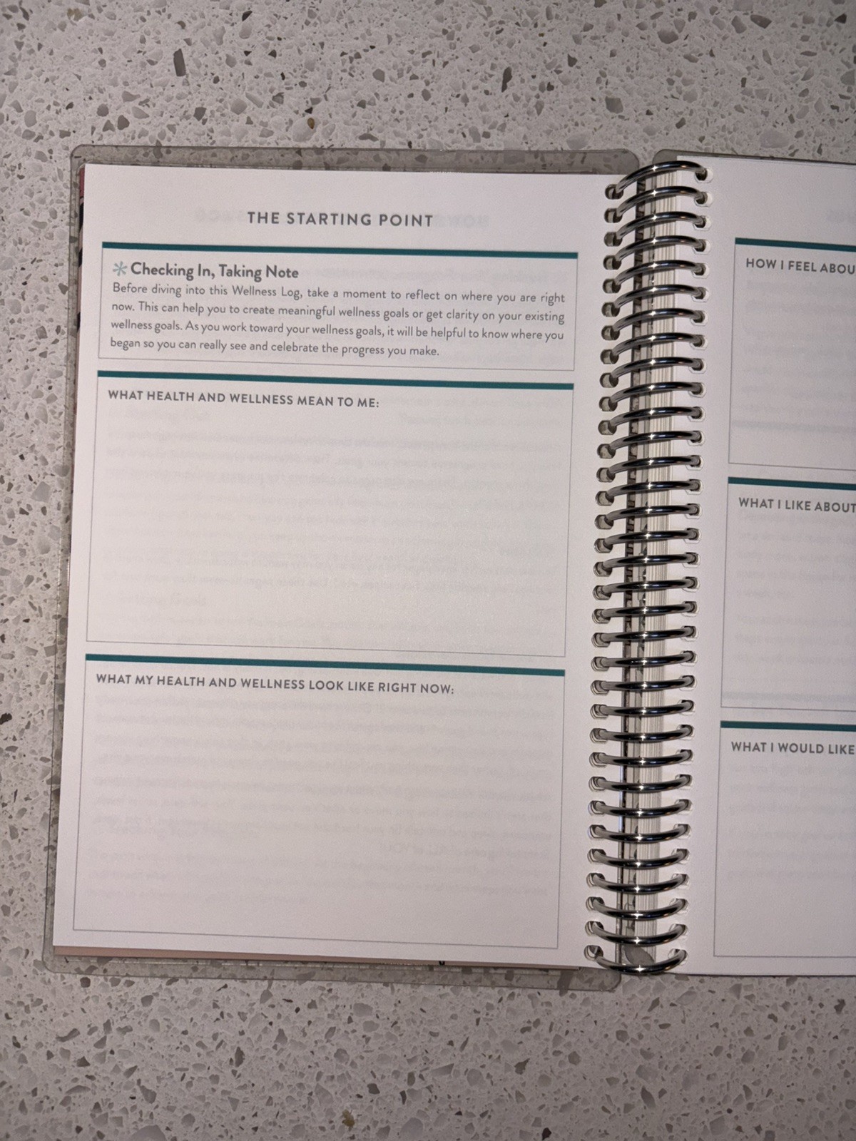 Erin Condren Coiled Daily Wellness Journal You Have What It Takes Planner