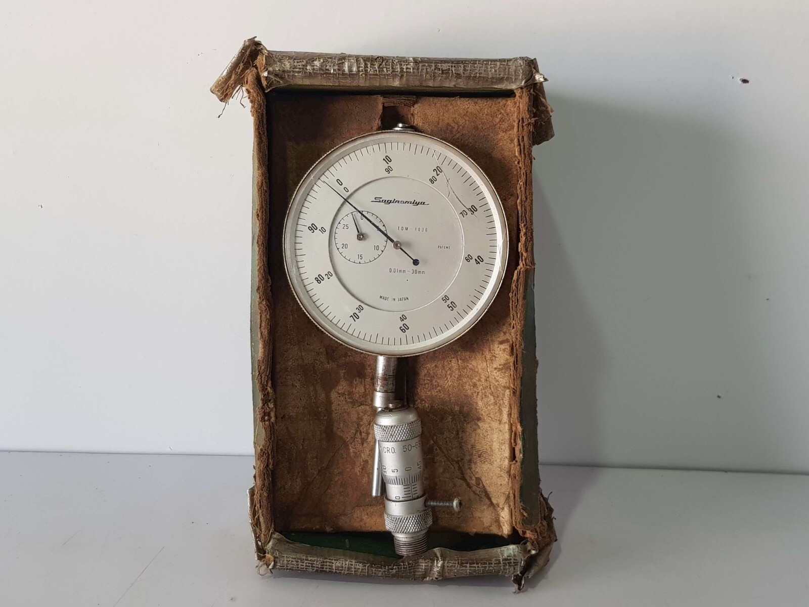 SAGINOMIYA TDM – 1030 DIAL GAUGE 0.01MM-30MM