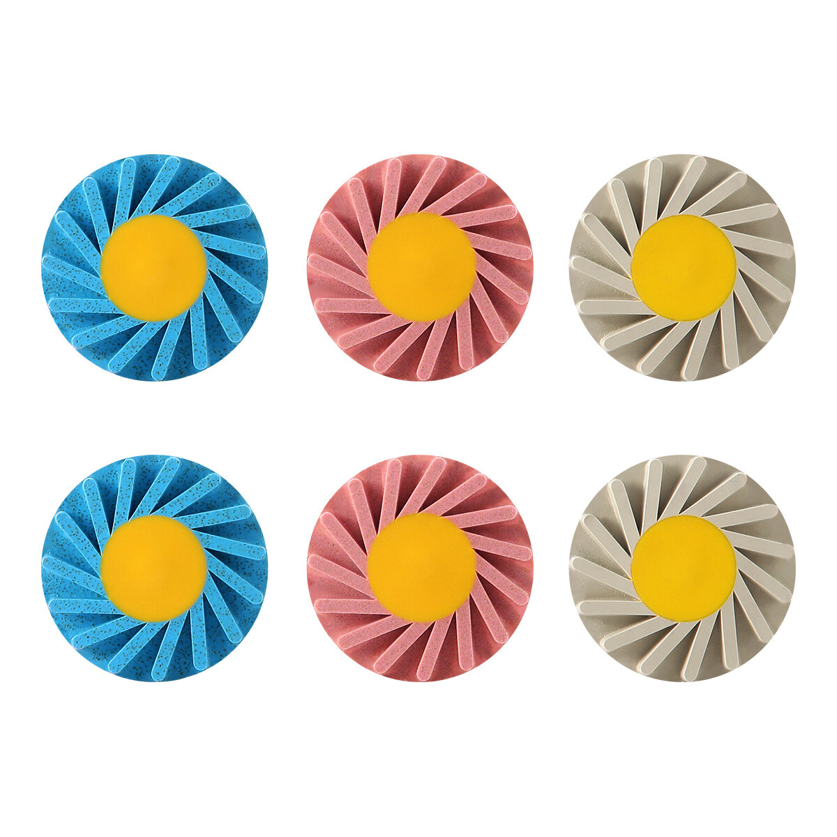 Dental 1:1 Fiber Optic Contra Angle Internal Spray / Diamond Polishing Wheels US