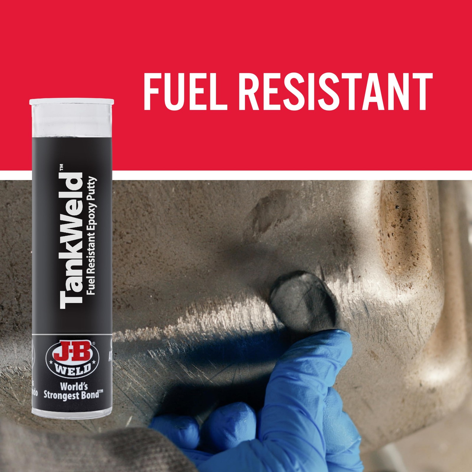 Gas Tank Repair Kit – 1 oz. Dark Grey Epoxy for Durable Sealing