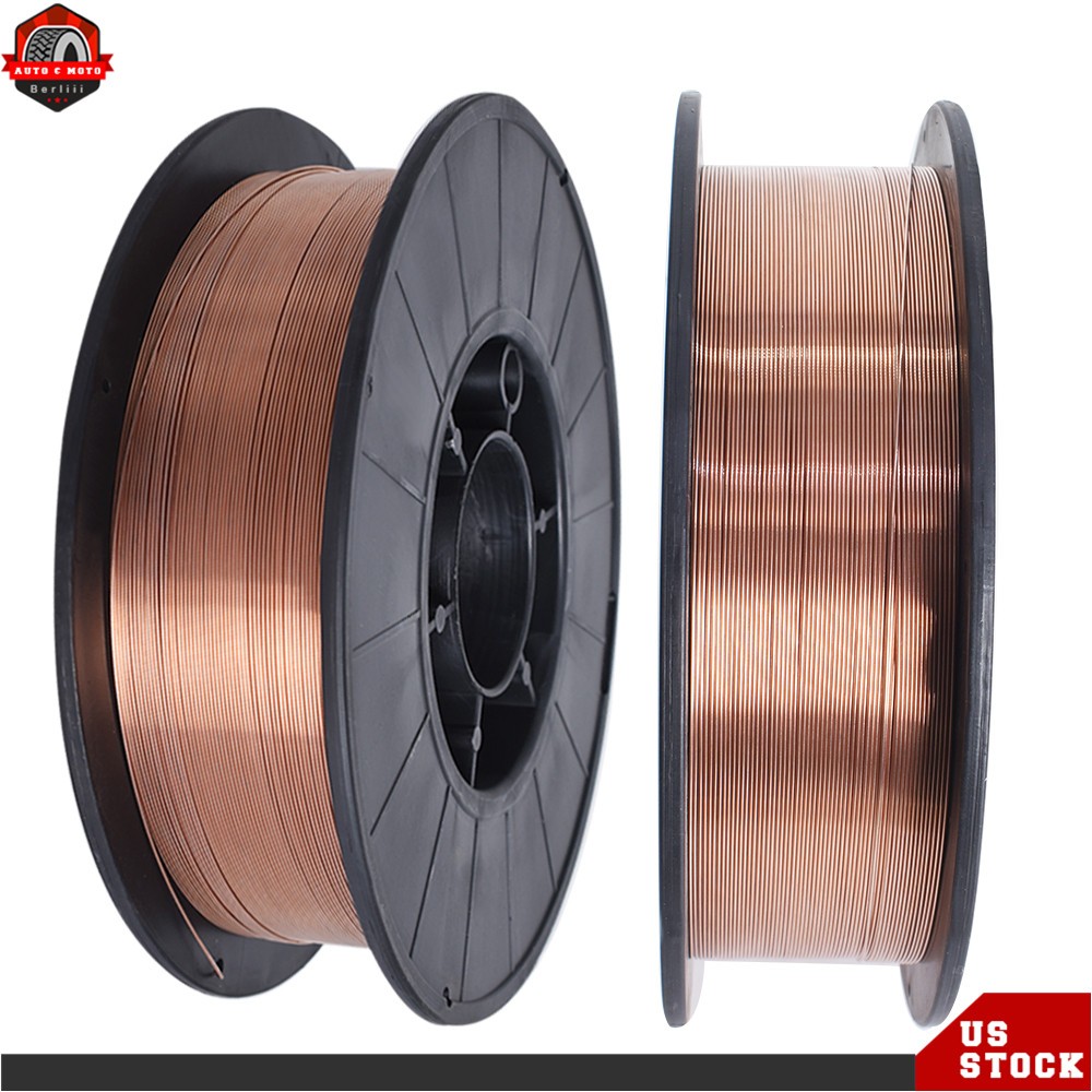 11-lb Roll 2Pack ER70S-6 .030″ (0.8mm) Mild Steel MIG Welding Wire