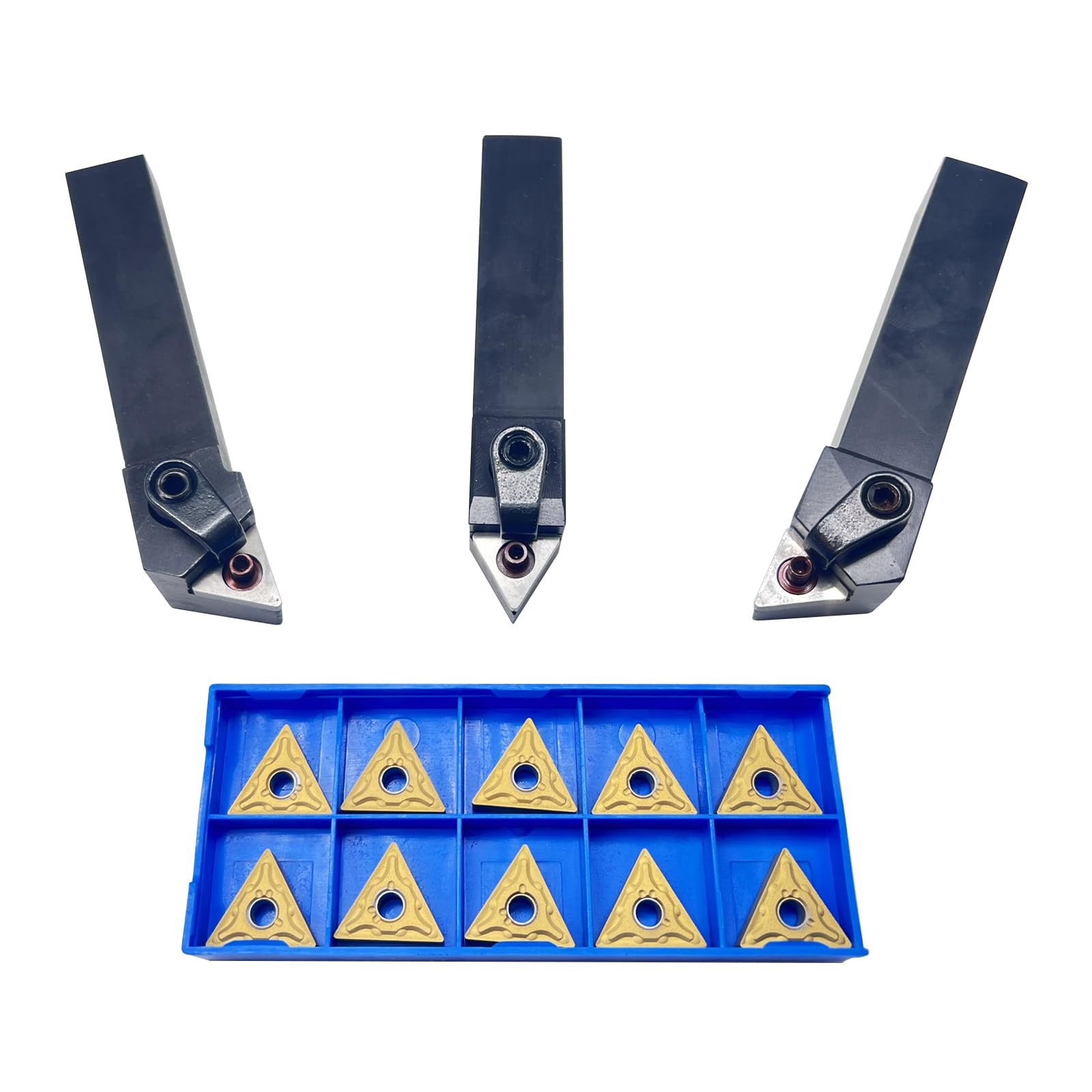 3pcs 5/8″ 16mm Indexable Carbide Lathe Turning Tool Holder Set MTJNR1616H16+ …