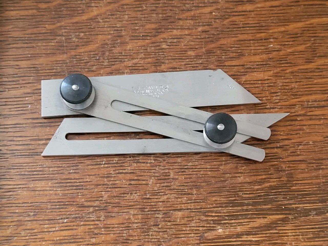 Vintage L. S. Starrett No. 49 Combination Bevel (30°/45°/60° Angles) w/Box NOS
