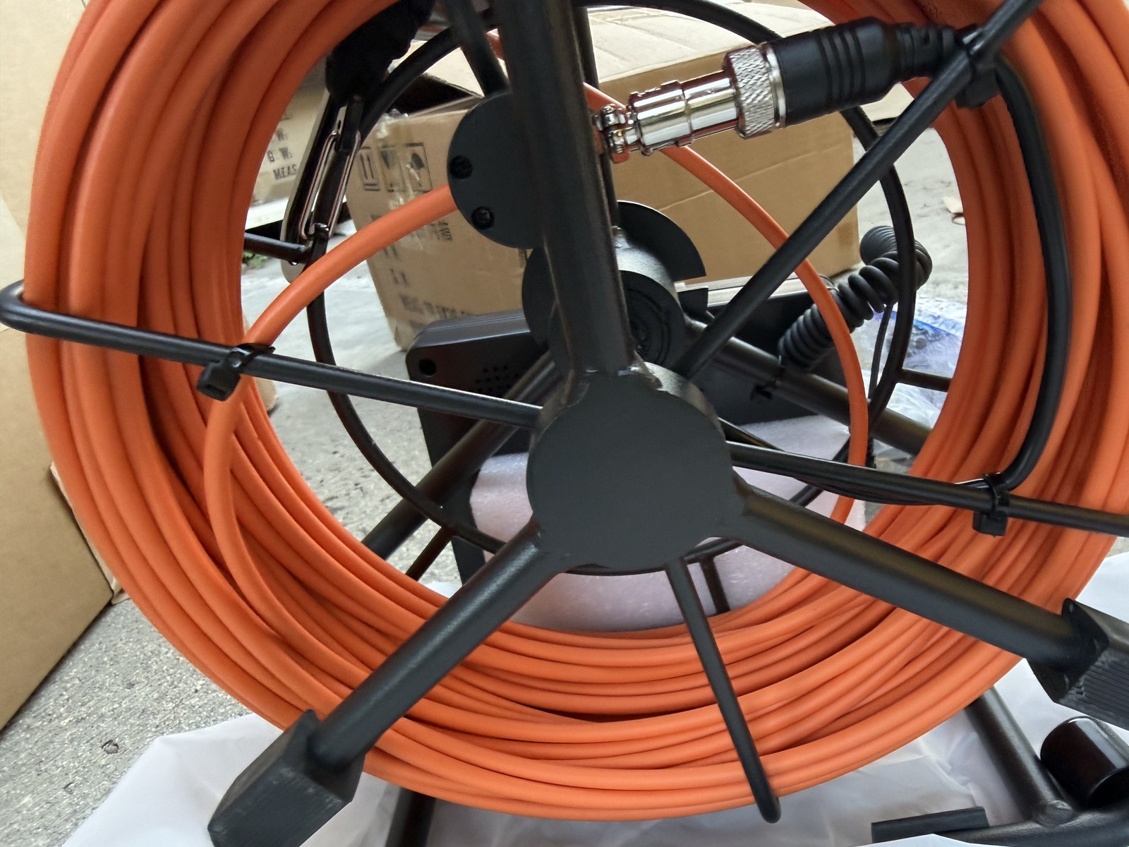 30m Pipe Sewer Inspection Camera 4.3 inches Monitor