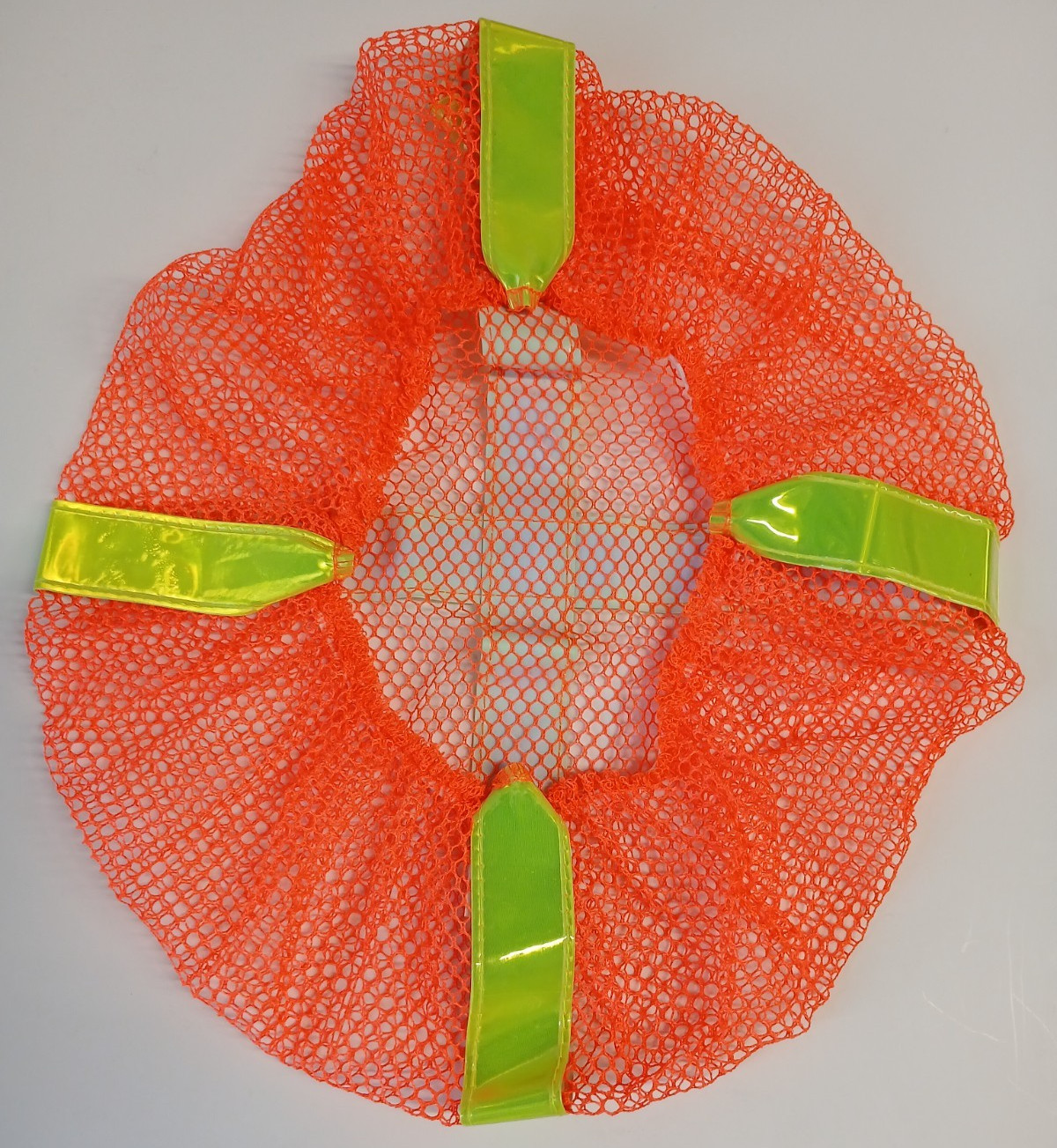 OCCUNOMIX V896-RO Hard Hat Cover,Polyester Mesh,Orange