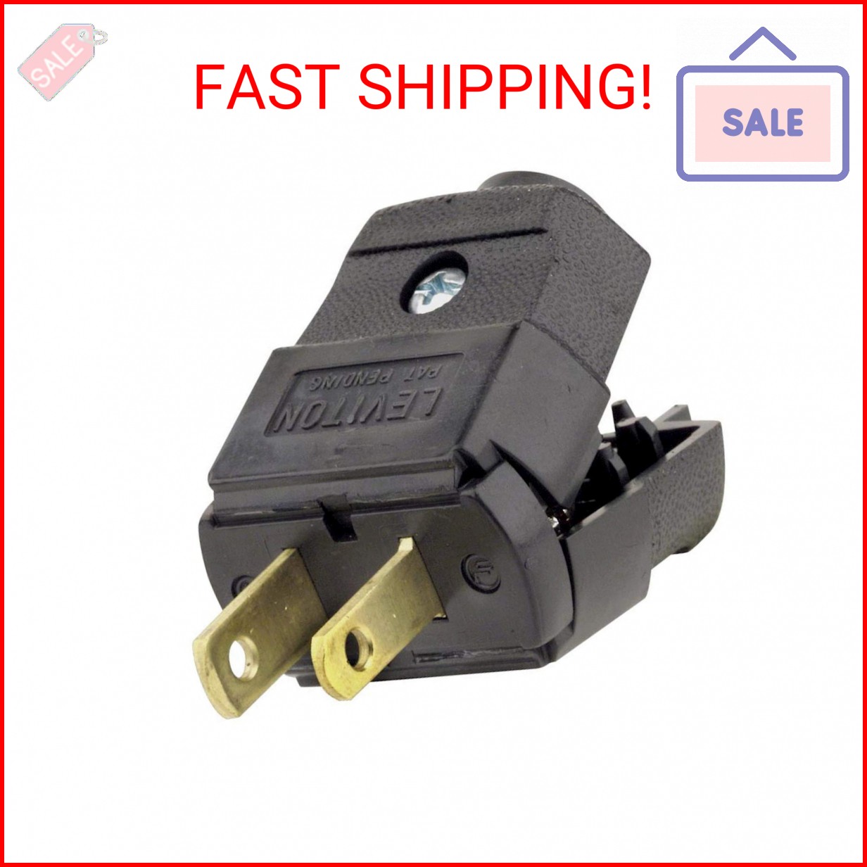 Leviton 101-2EP EB Plug Polar 2P3W 15A125V