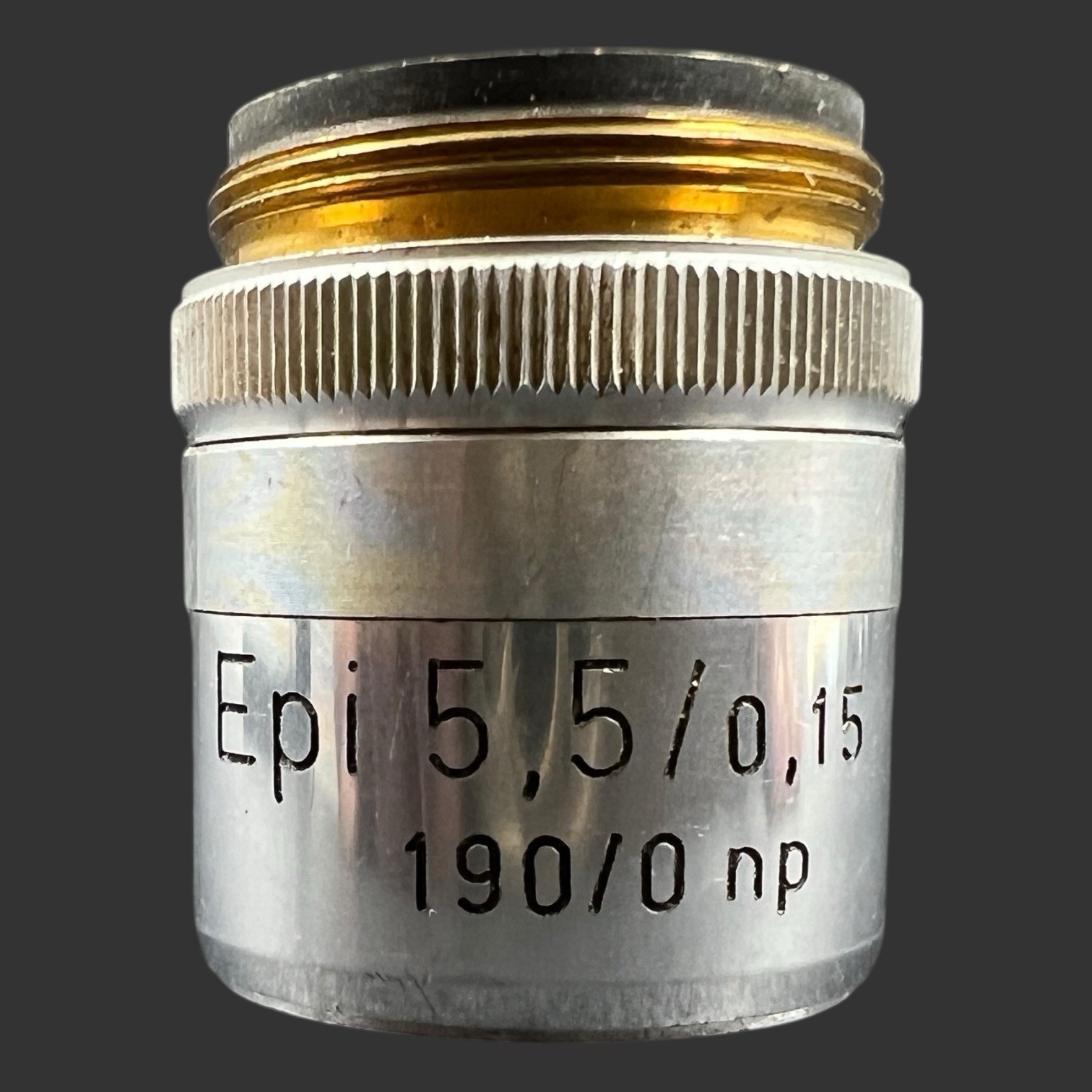 Vintage Reichert Austria Epi 5,5/0,15 190/0 np Microscope Lens