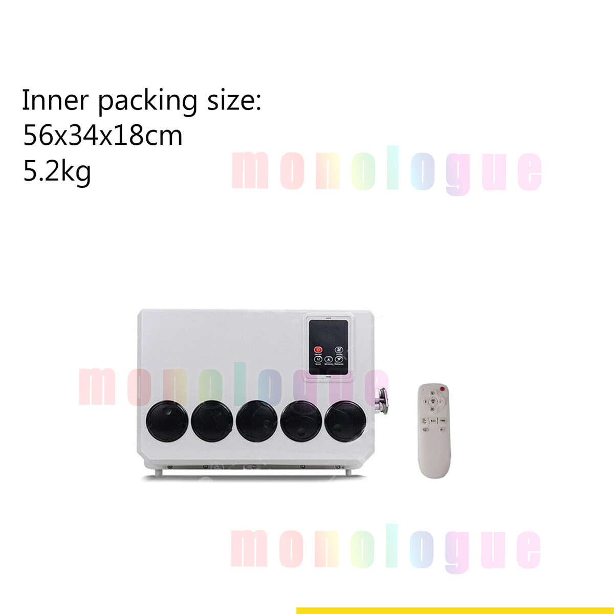 12V Truck Air Conditioner 12000 BTU Car Cab RV AC Unit Fit Bus Caravan Cooling