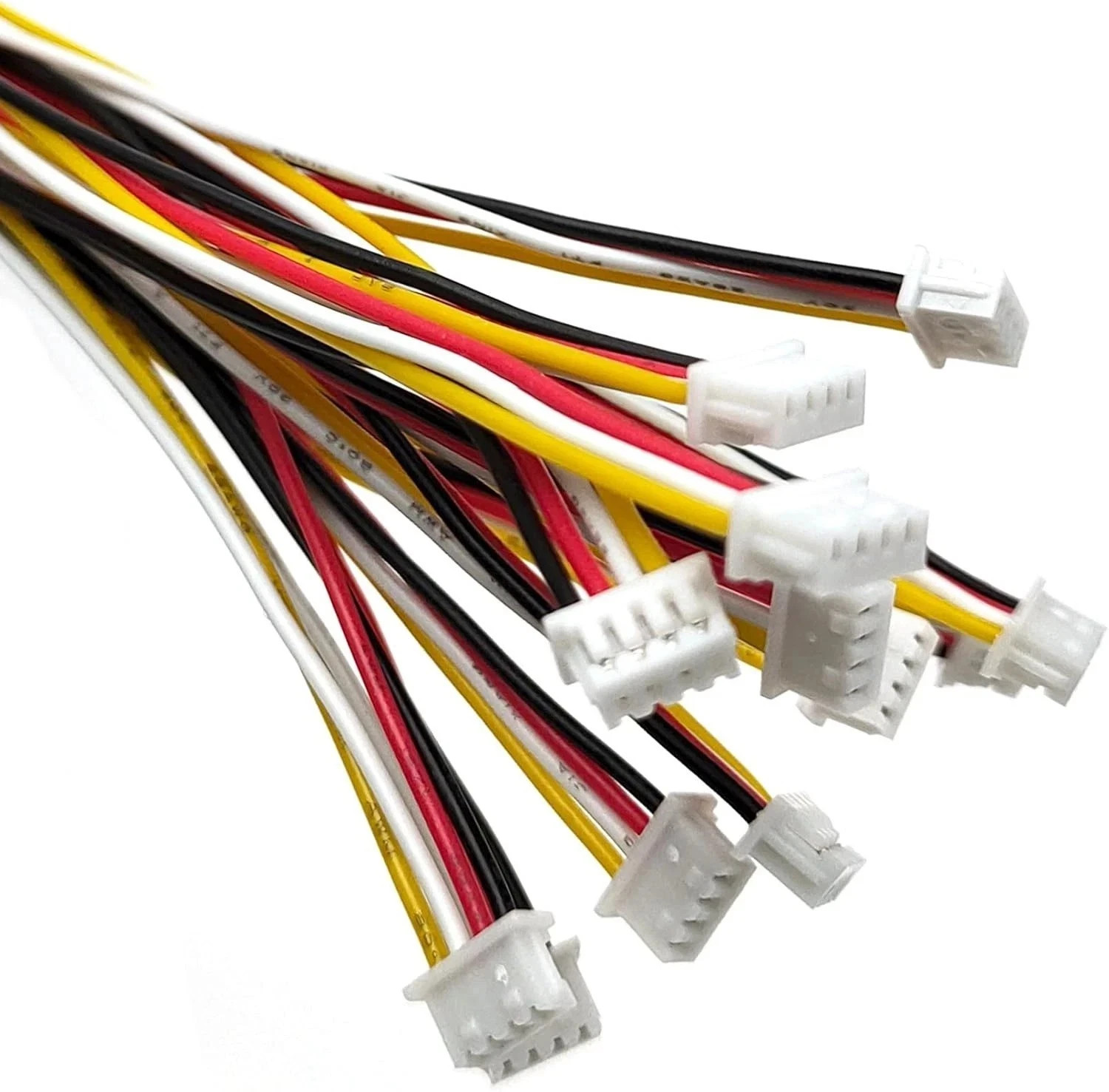 10 Pairs JST 1.25Mm 4 Pin Micro Electrical Male and Female Connector Plug with 1