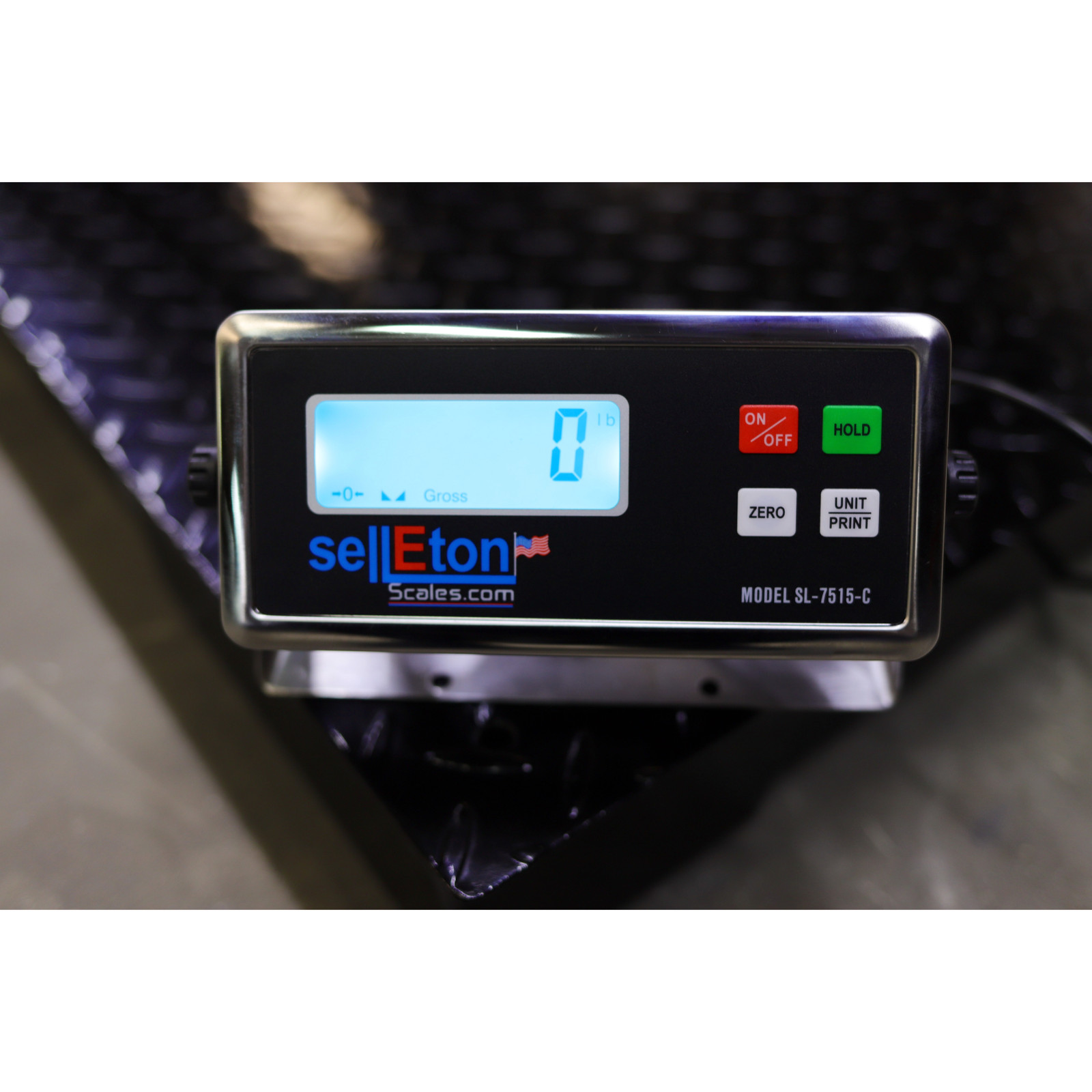 SL-916 Industrial Floor Scale Pallet 10,000 Lbs X 1 Lb 4’x4′ (48″X48″)
