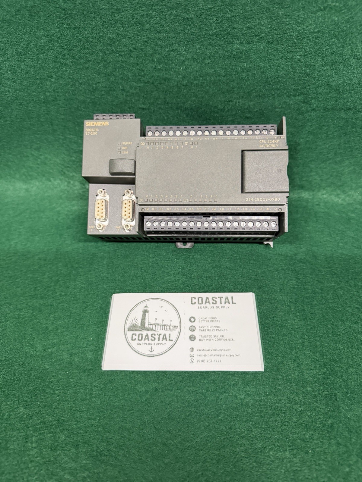 Siemens SIMATIC S7-200 CPU 224XP 6ES7 214-2BD23-0XB0 PLC Processor Module