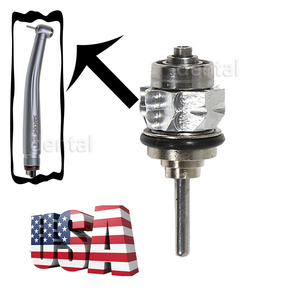 Dental Cartridge Turbine Rotor for NSK SANDENT High Speed Handpiece Push Button
