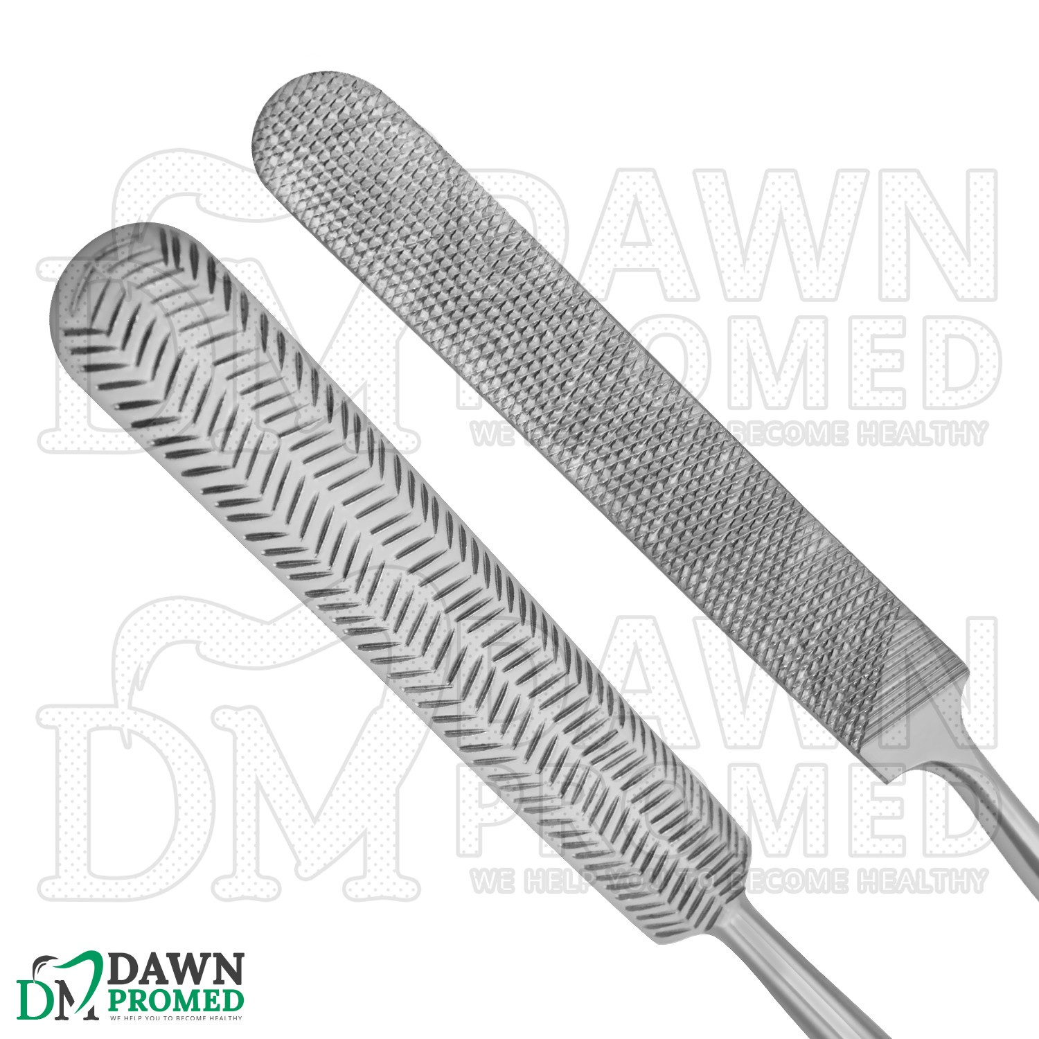 Bone File 10″ Half Round Double Sided Bayonet Shank Orthopedic Instruments